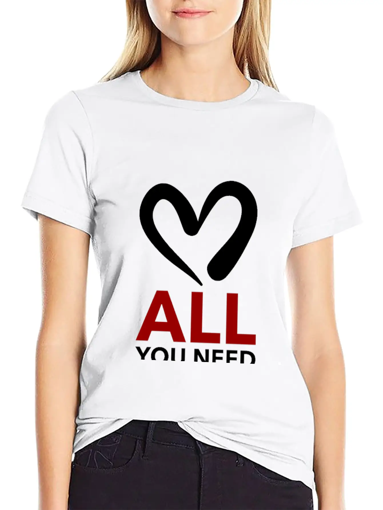 Valentine's Day Stylish Everyday T-Shirt – Unisex Basic Cotton Tee