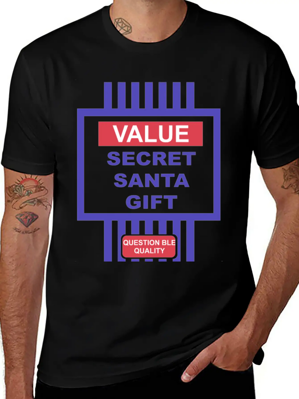 Value Secret Santa Gift Breathable Soft Cotton T-Shirt – Timeless Casual Look