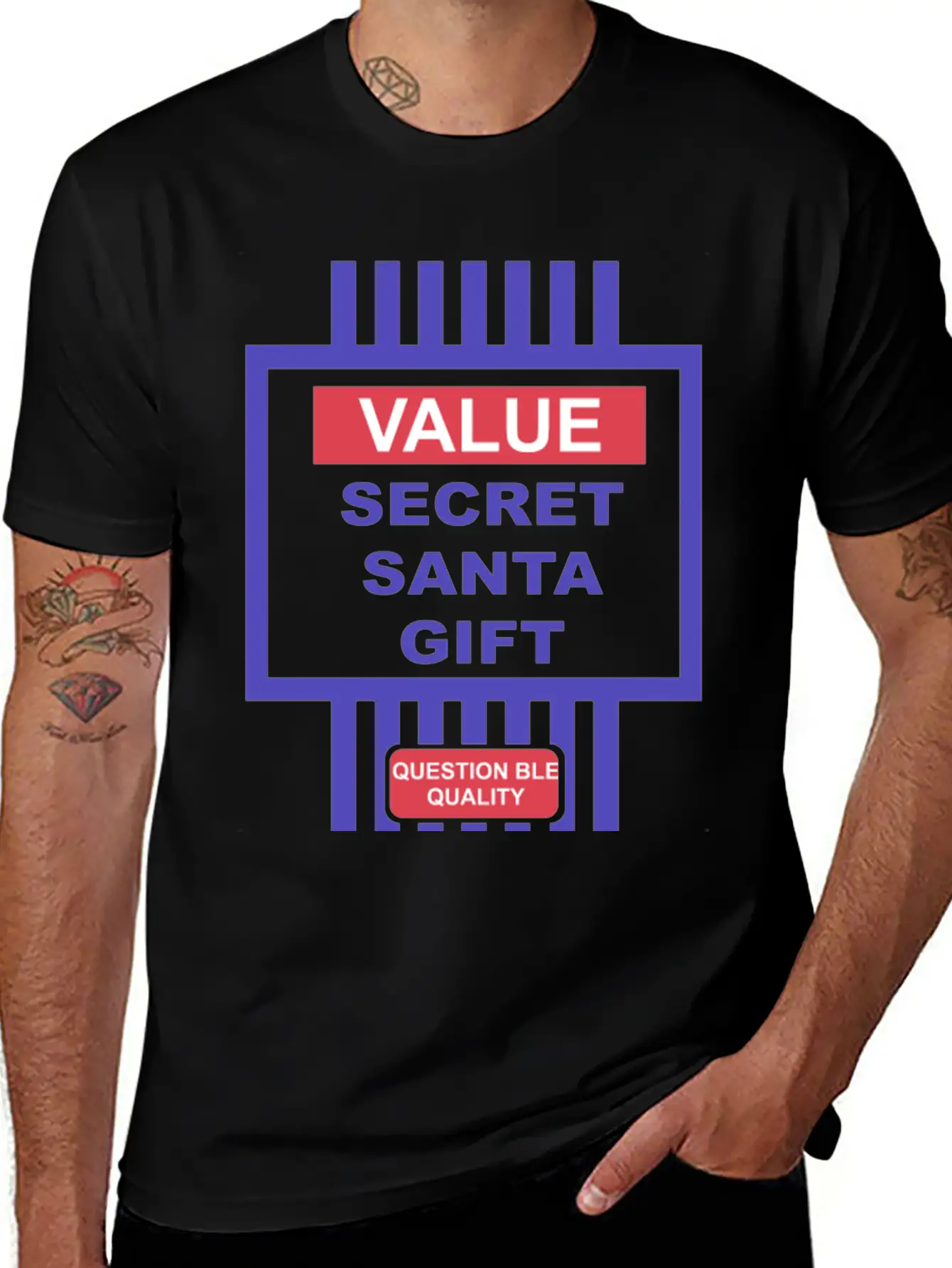 Value Secret Santa Gift Breathable Soft Cotton T-Shirt – Timeless Casual Look
