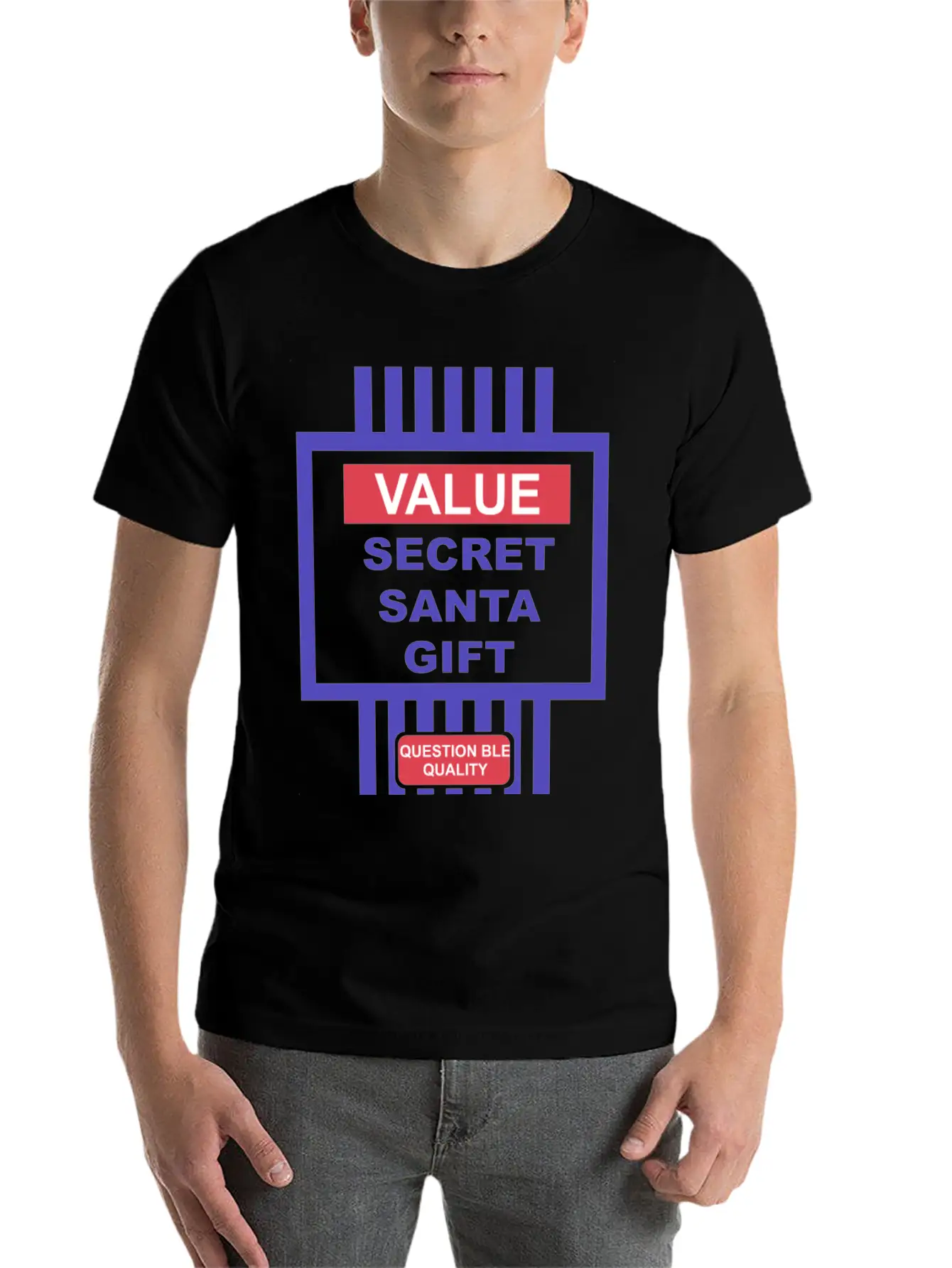 Value Secret Santa Gift Breathable Soft Cotton T-Shirt – Timeless Casual Look