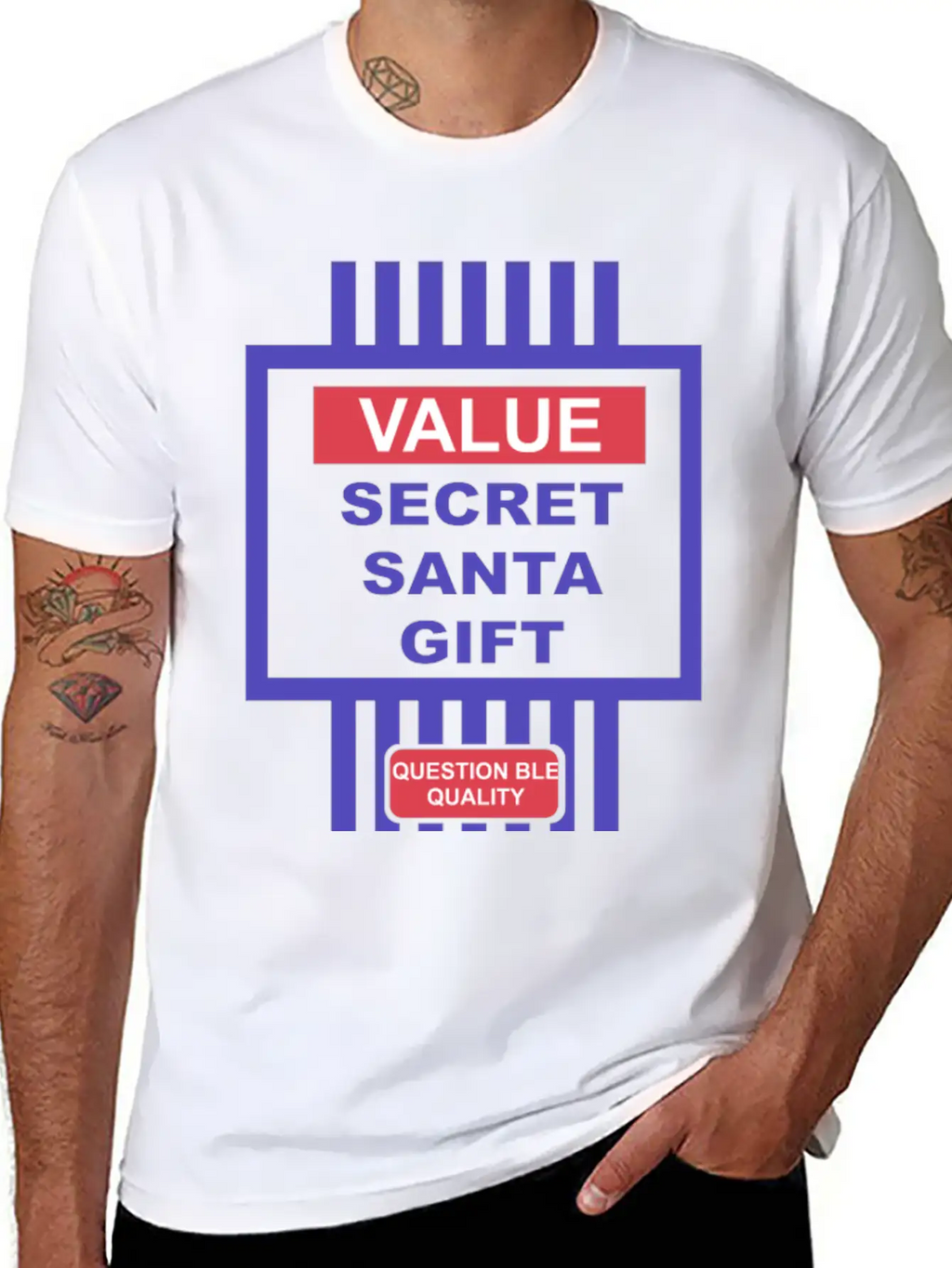 Value Secret Santa Gift Breathable Soft Cotton T-Shirt – Timeless Casual Look