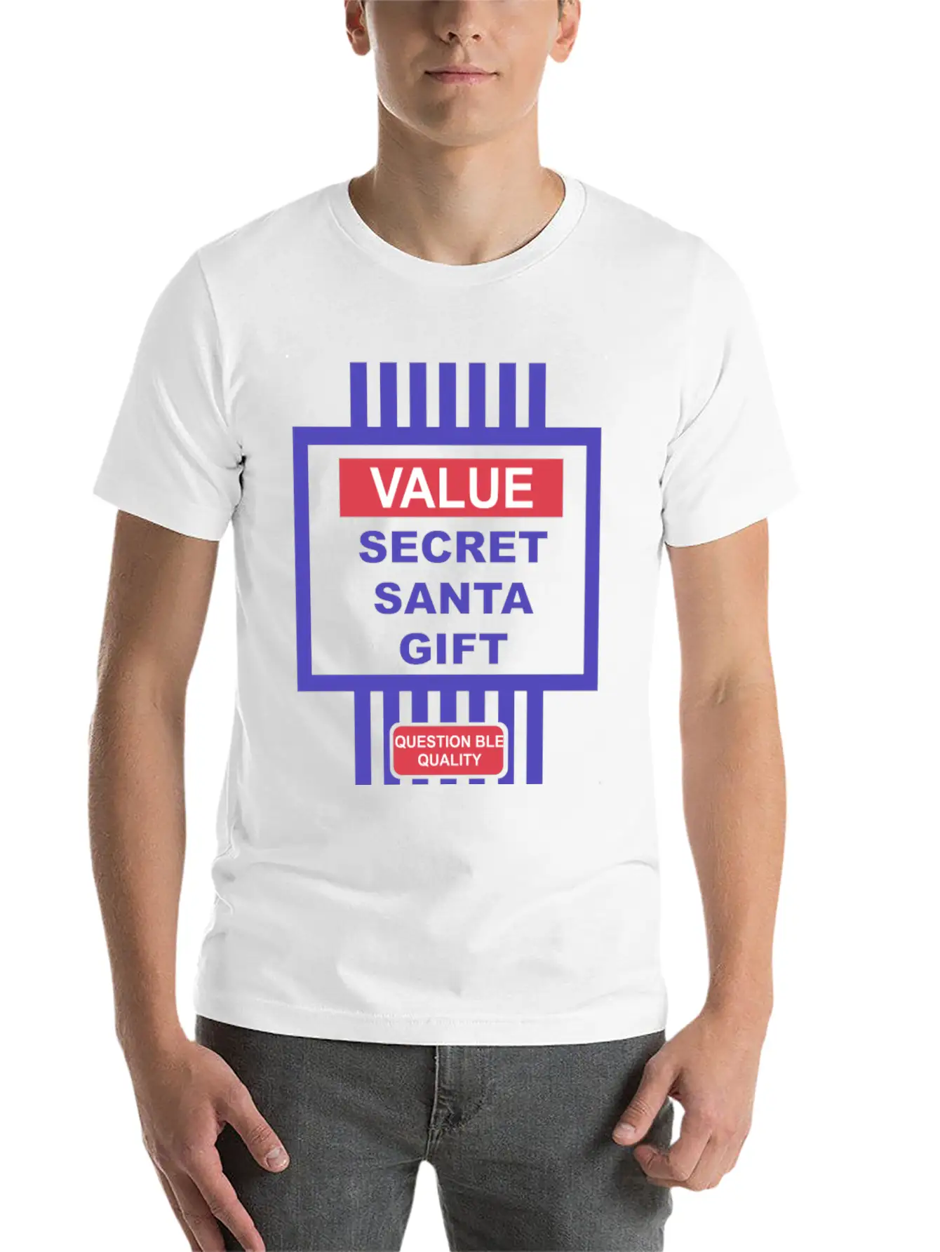 Value Secret Santa Gift Breathable Soft Cotton T-Shirt – Timeless Casual Look