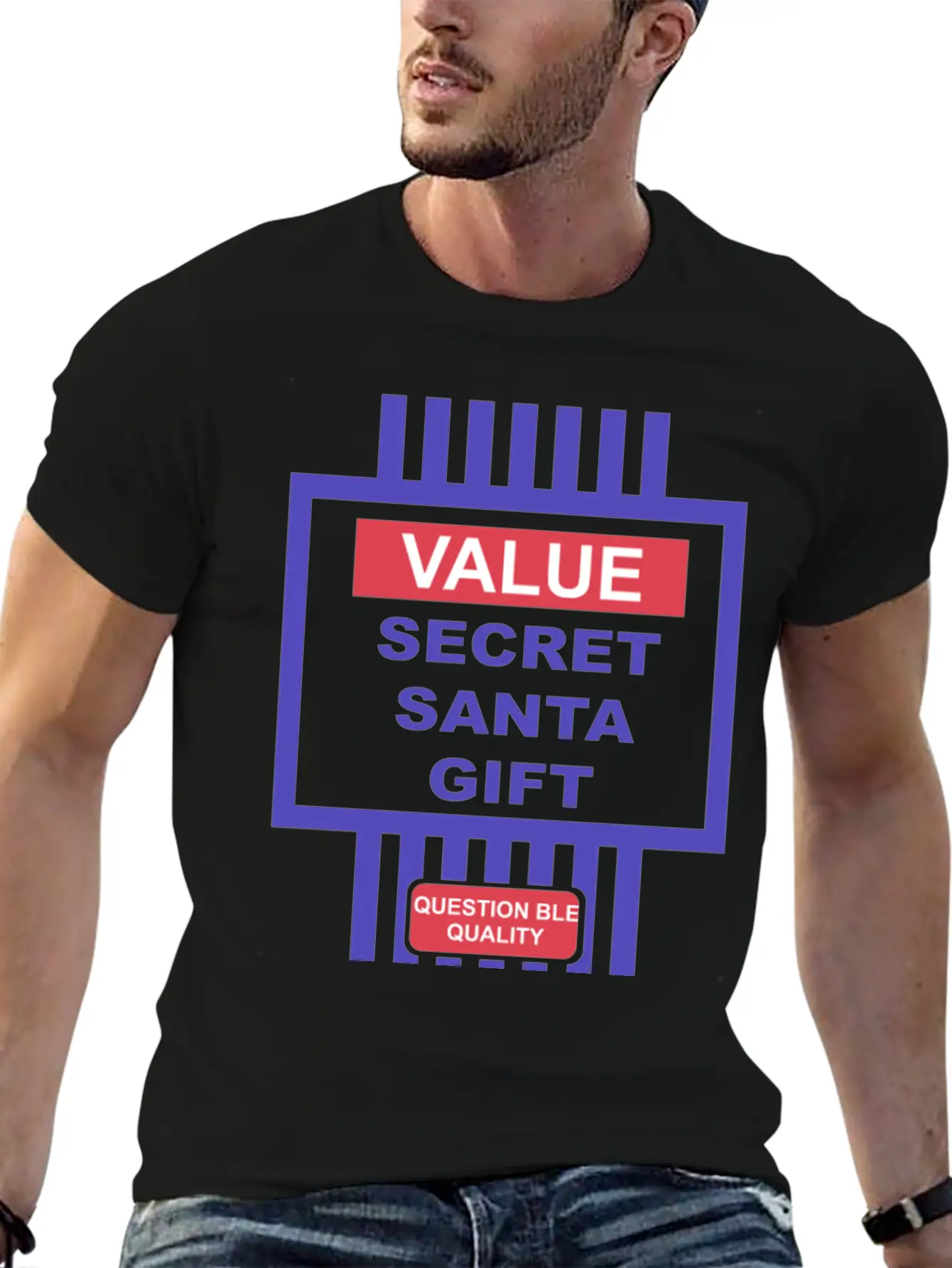 Value Secret Santa Gift Breathable Soft Cotton T-Shirt – Timeless Casual Look