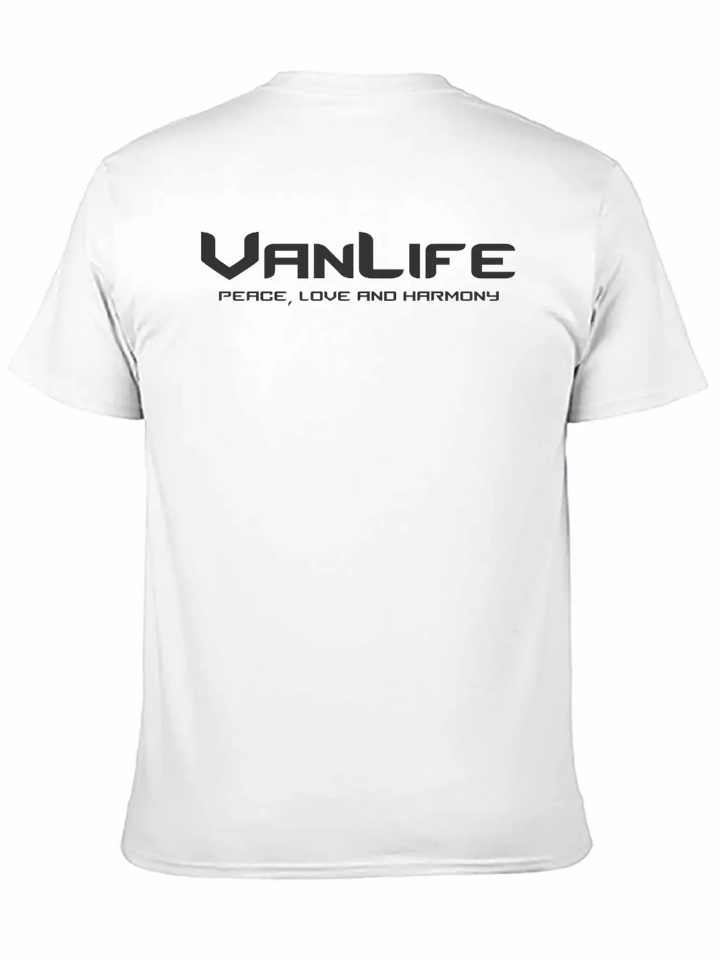 Van Life Peace Love And Harmony Breathable Graphic T-Shirt – Perfect For Casual Days