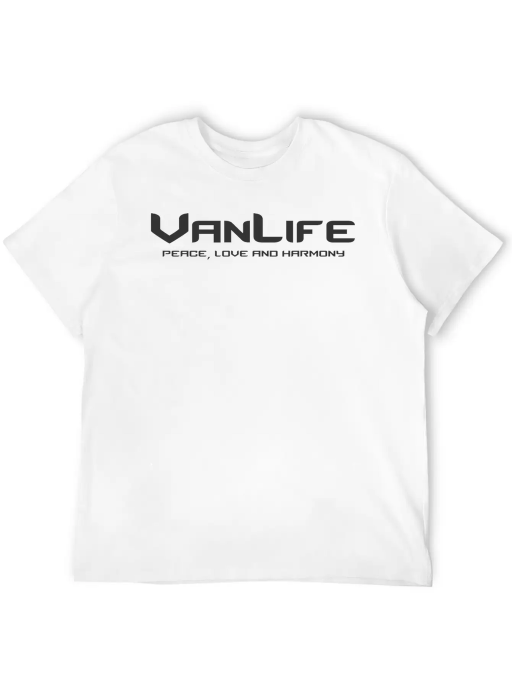 Van Life Peace Love And Harmony Breathable Graphic T-Shirt – Perfect For Casual Days