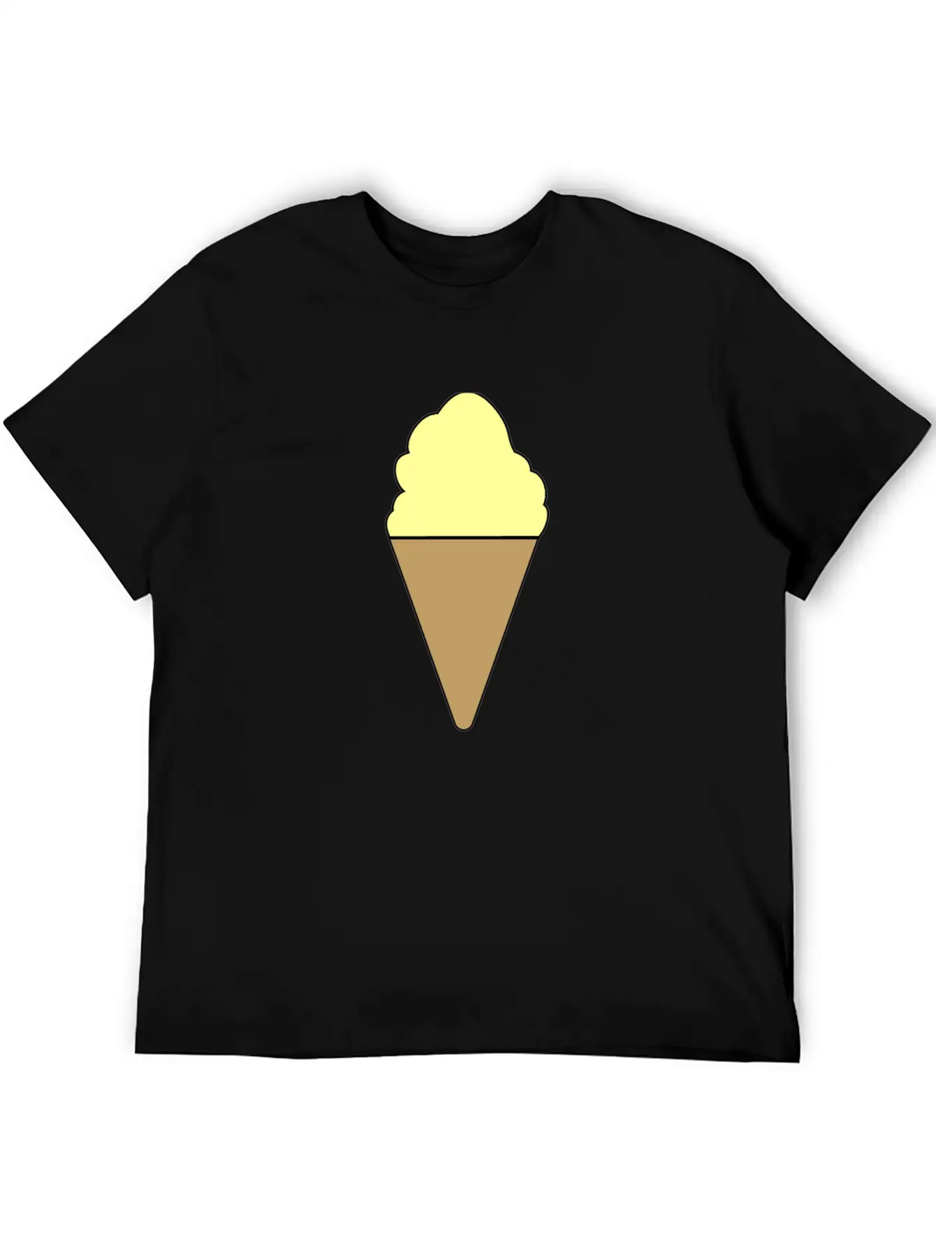 Vanilla Ice Cream Summer Ice Cream Gift Breathable Graphic T-Shirt – Perfect For Casual Days