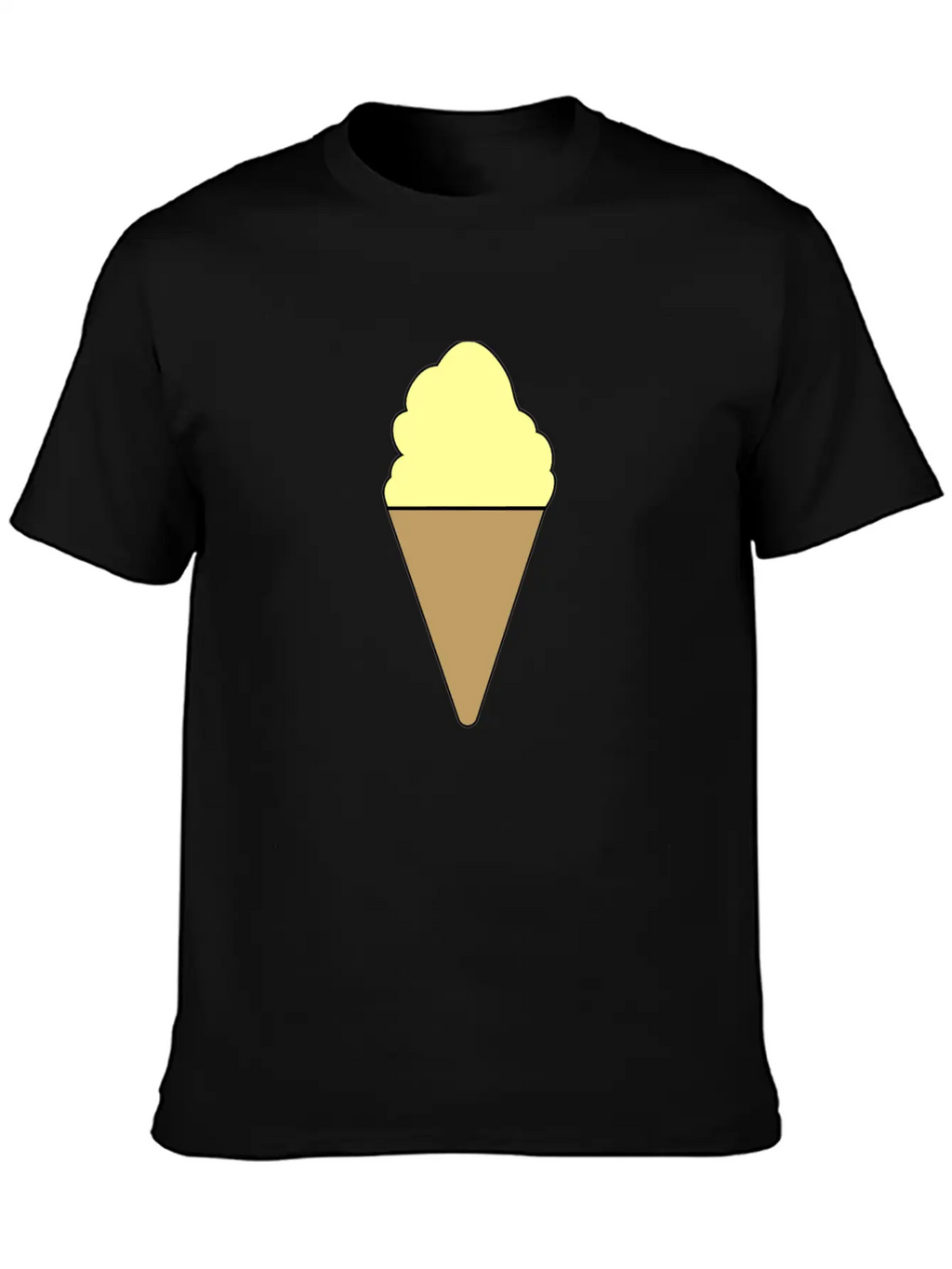 Vanilla Ice Cream Summer Ice Cream Gift Breathable Graphic T-Shirt – Perfect For Casual Days