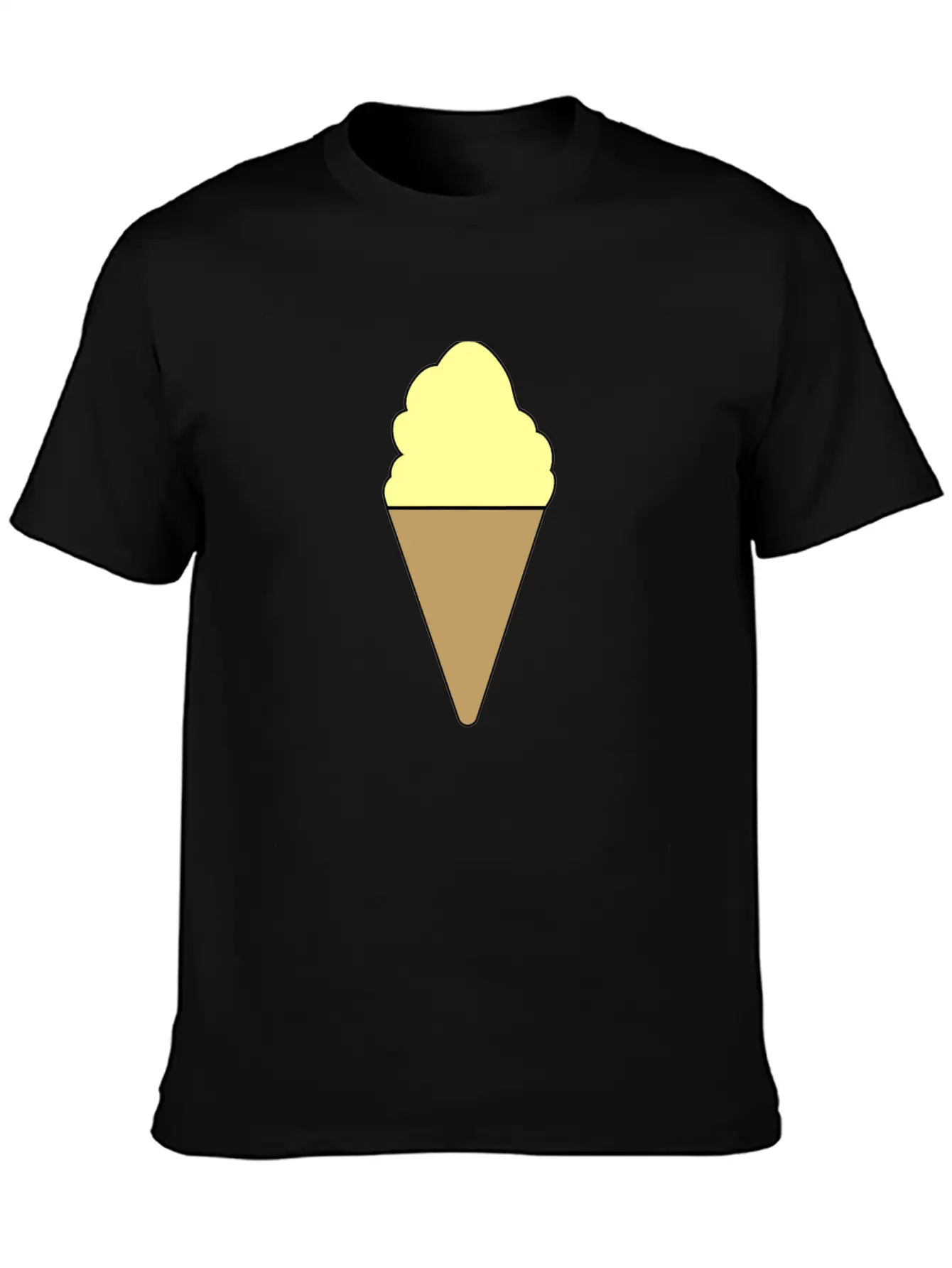 Vanilla Ice Cream Summer Ice Cream Gift Breathable Graphic T-Shirt – Perfect For Casual Days