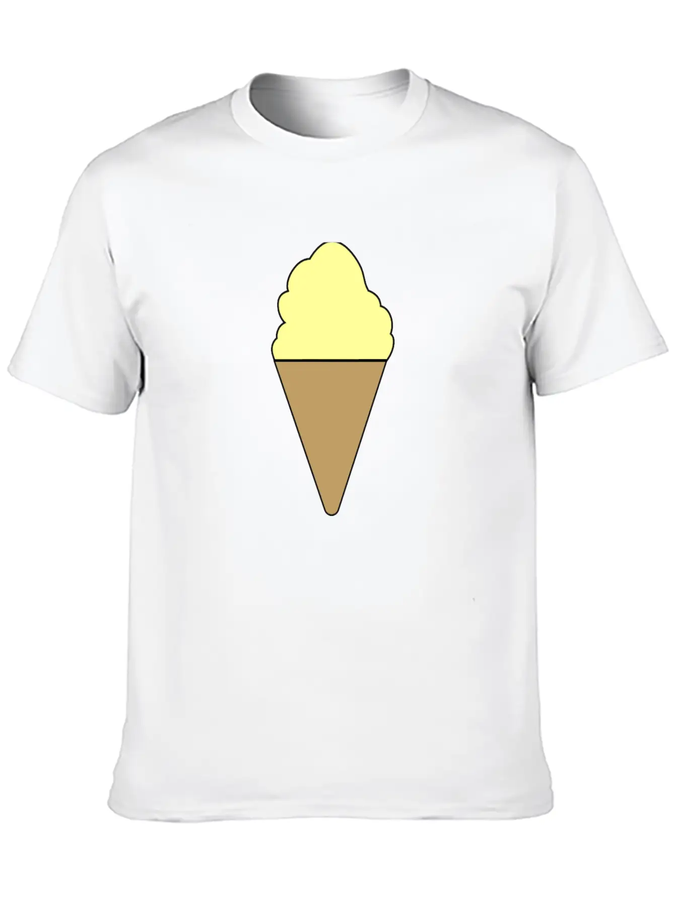 Vanilla Ice Cream Summer Ice Cream Gift Breathable Graphic T-Shirt – Perfect For Casual Days