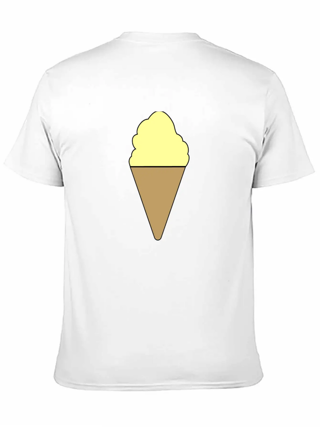 Vanilla Ice Cream Summer Ice Cream Gift Breathable Graphic T-Shirt – Perfect For Casual Days