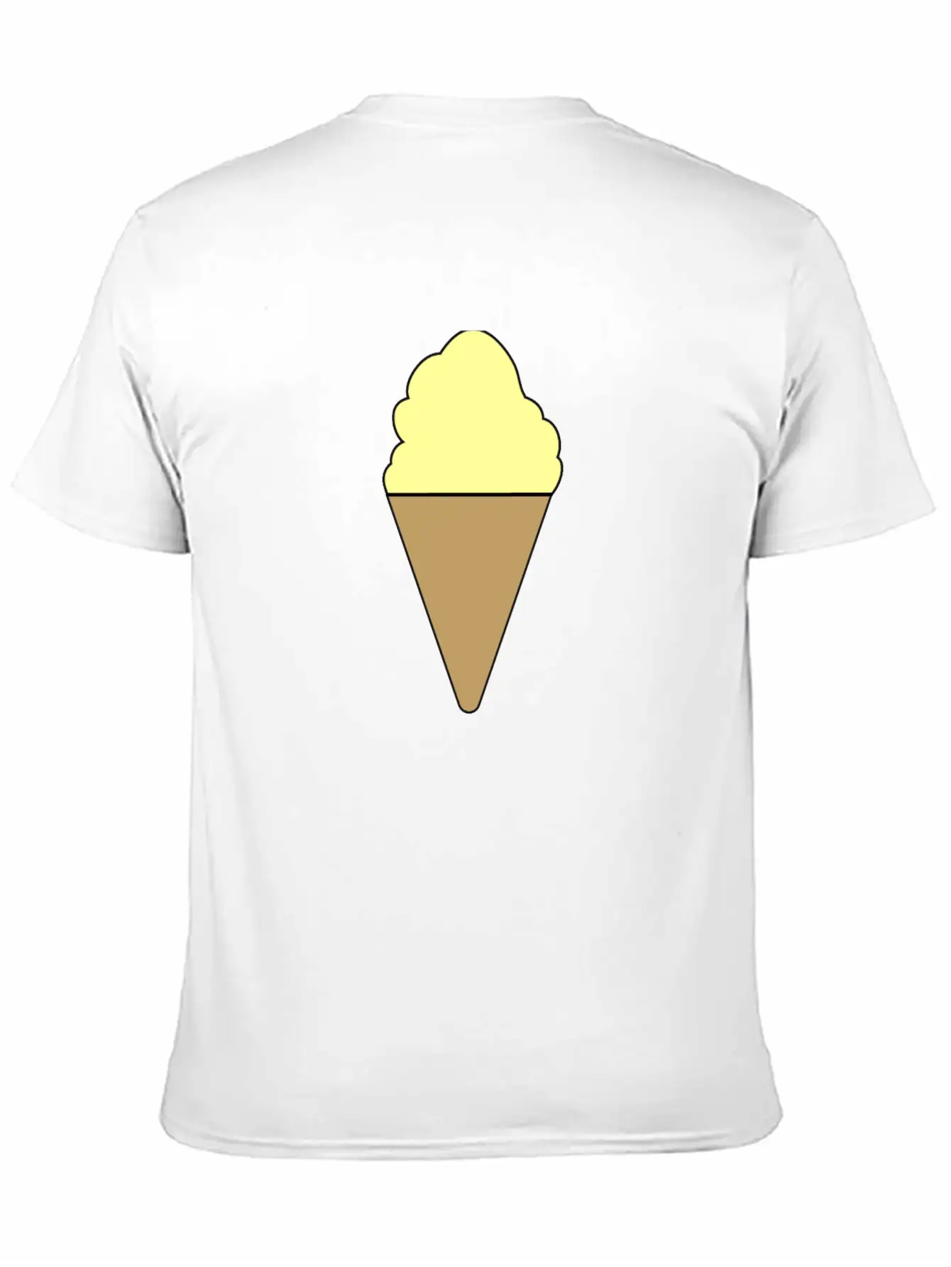 Vanilla Ice Cream Summer Ice Cream Gift Breathable Graphic T-Shirt – Perfect For Casual Days