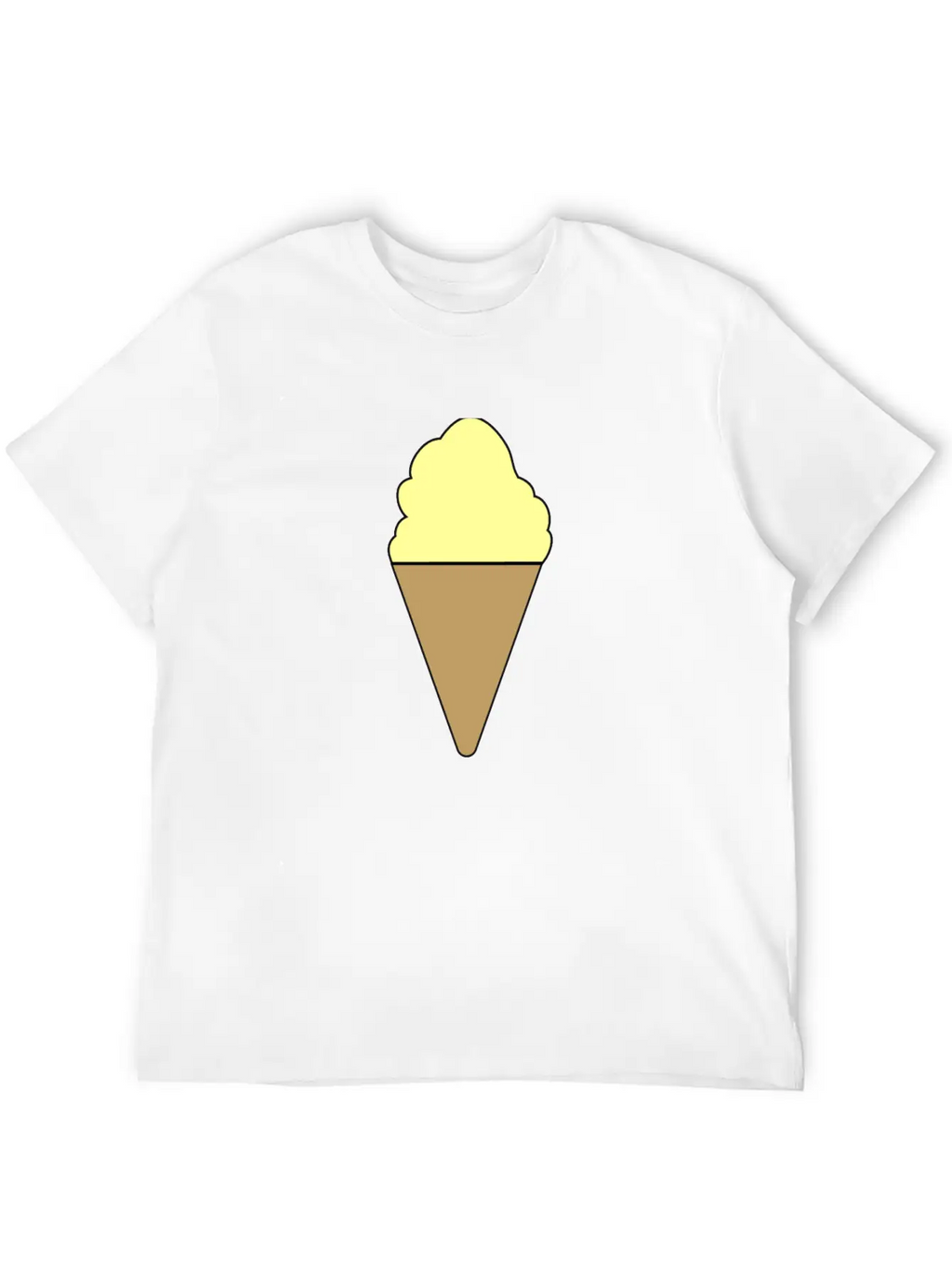 Vanilla Ice Cream Summer Ice Cream Gift Breathable Graphic T-Shirt – Perfect For Casual Days