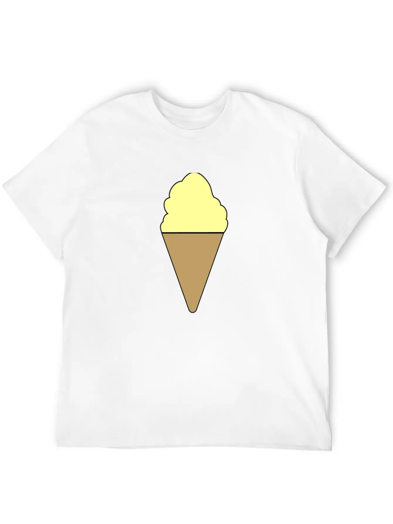 Vanilla Ice Cream Summer Ice Cream Gift Breathable Graphic T-Shirt – Perfect For Casual Days