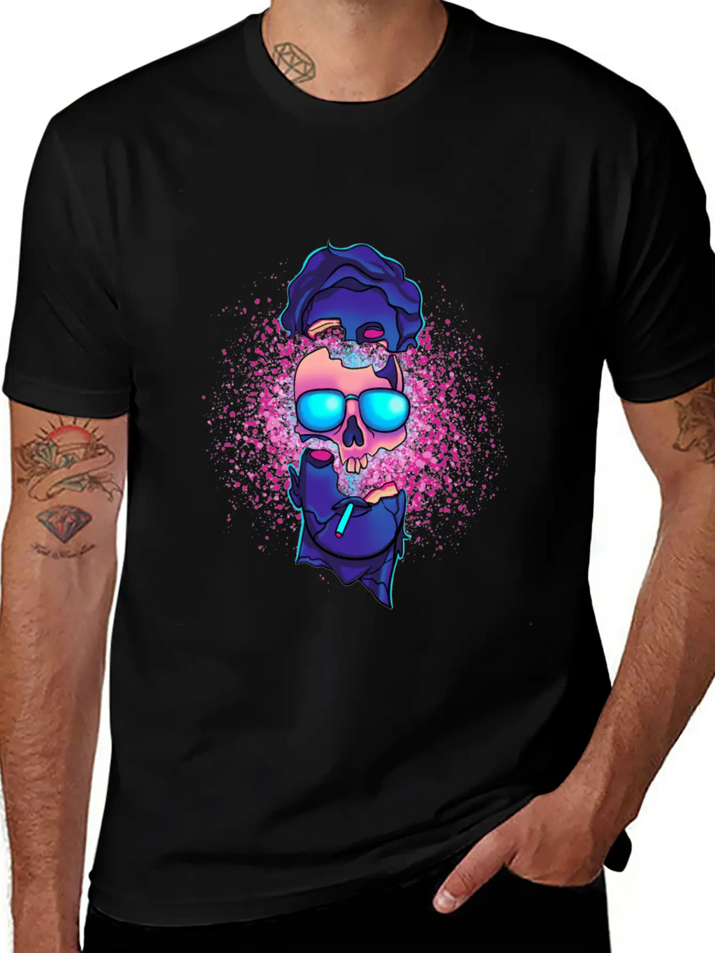 Vaporwave Sound Explosion Japanese Aesthetic Stylish Everyday T-Shirt – Unisex Basic Cotton Tee