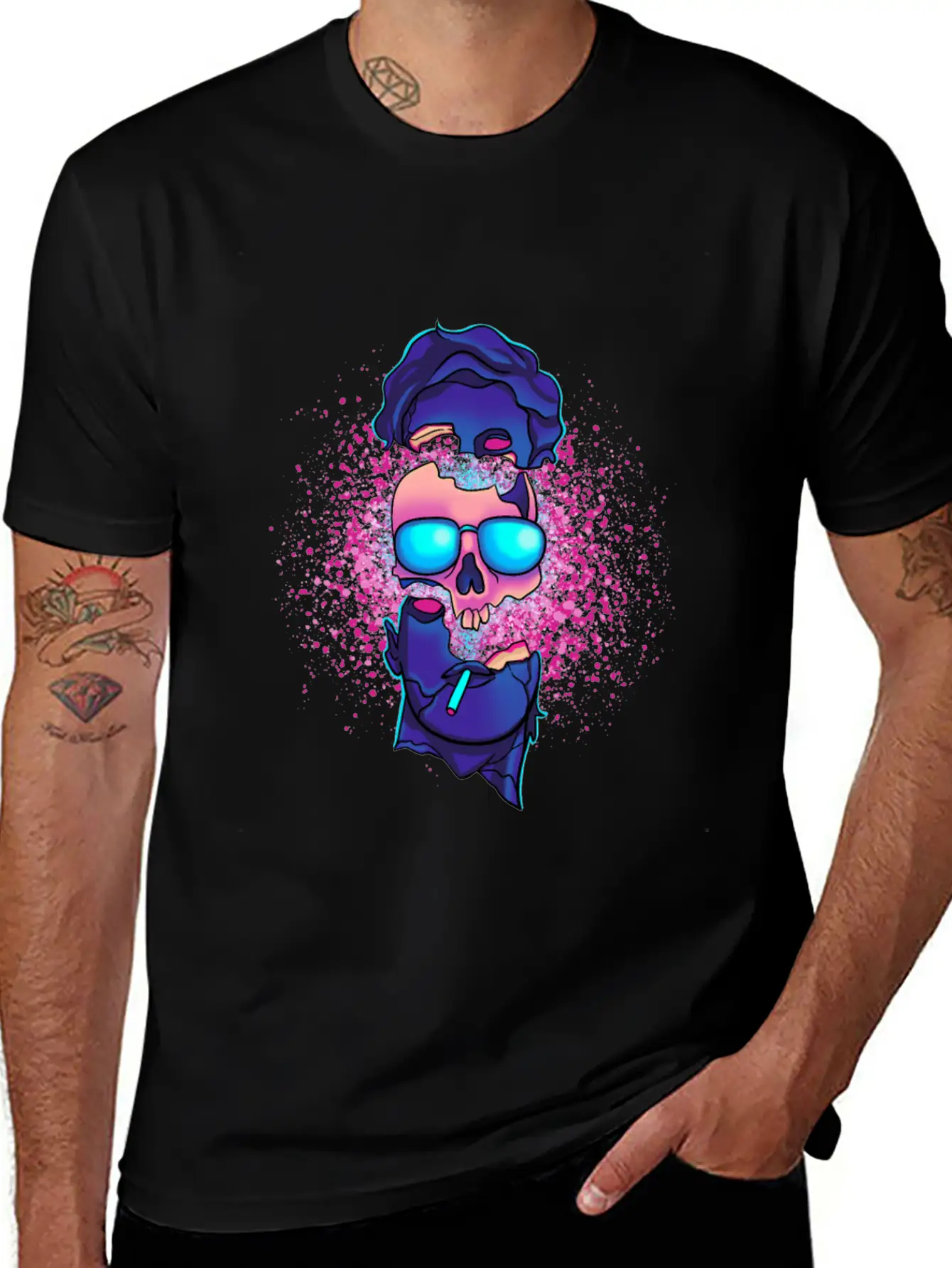 Vaporwave Sound Explosion Japanese Aesthetic Stylish Everyday T-Shirt – Unisex Basic Cotton Tee