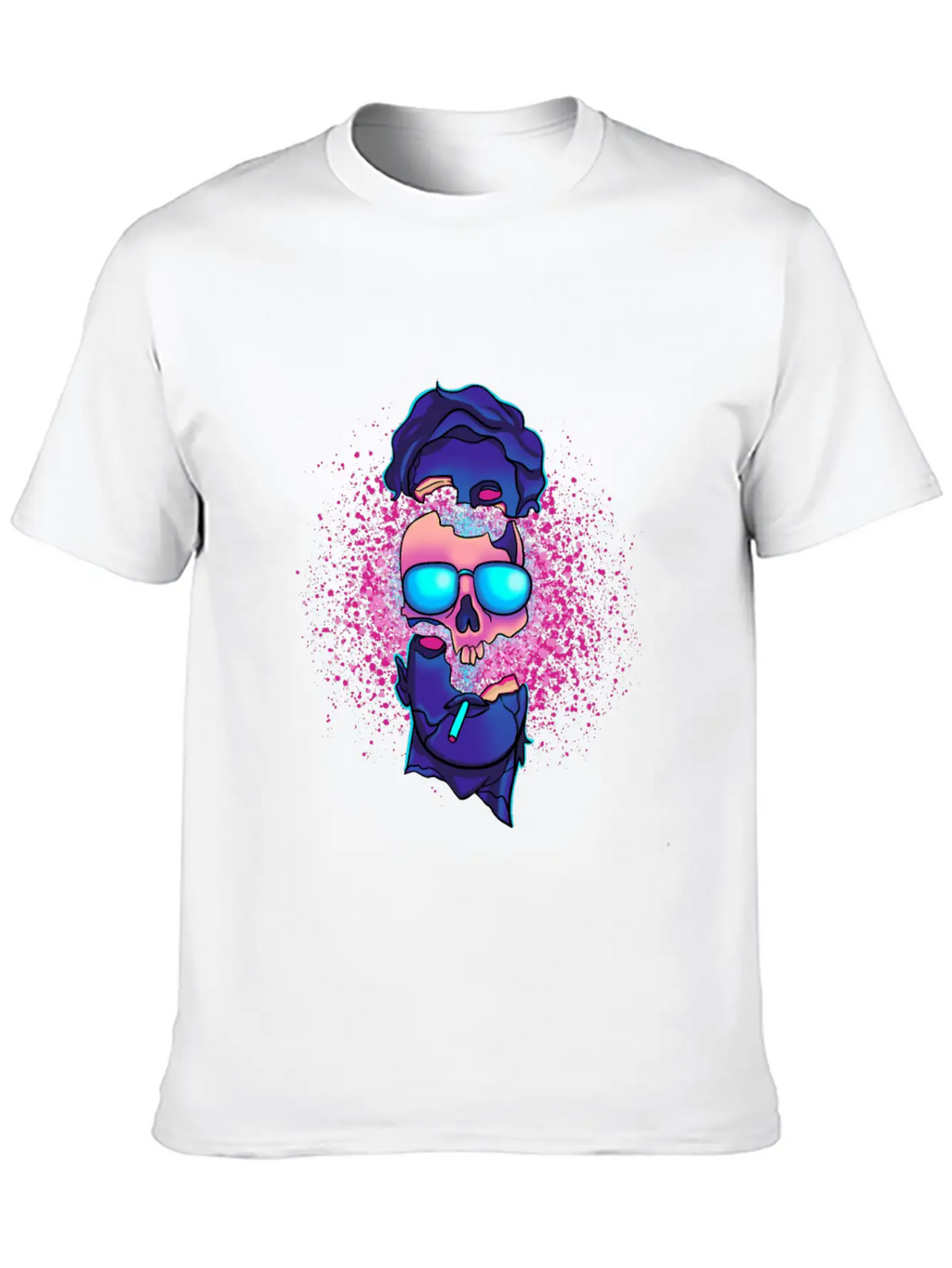 Vaporwave Sound Explosion Japanese Aesthetic Stylish Everyday T-Shirt – Unisex Basic Cotton Tee
