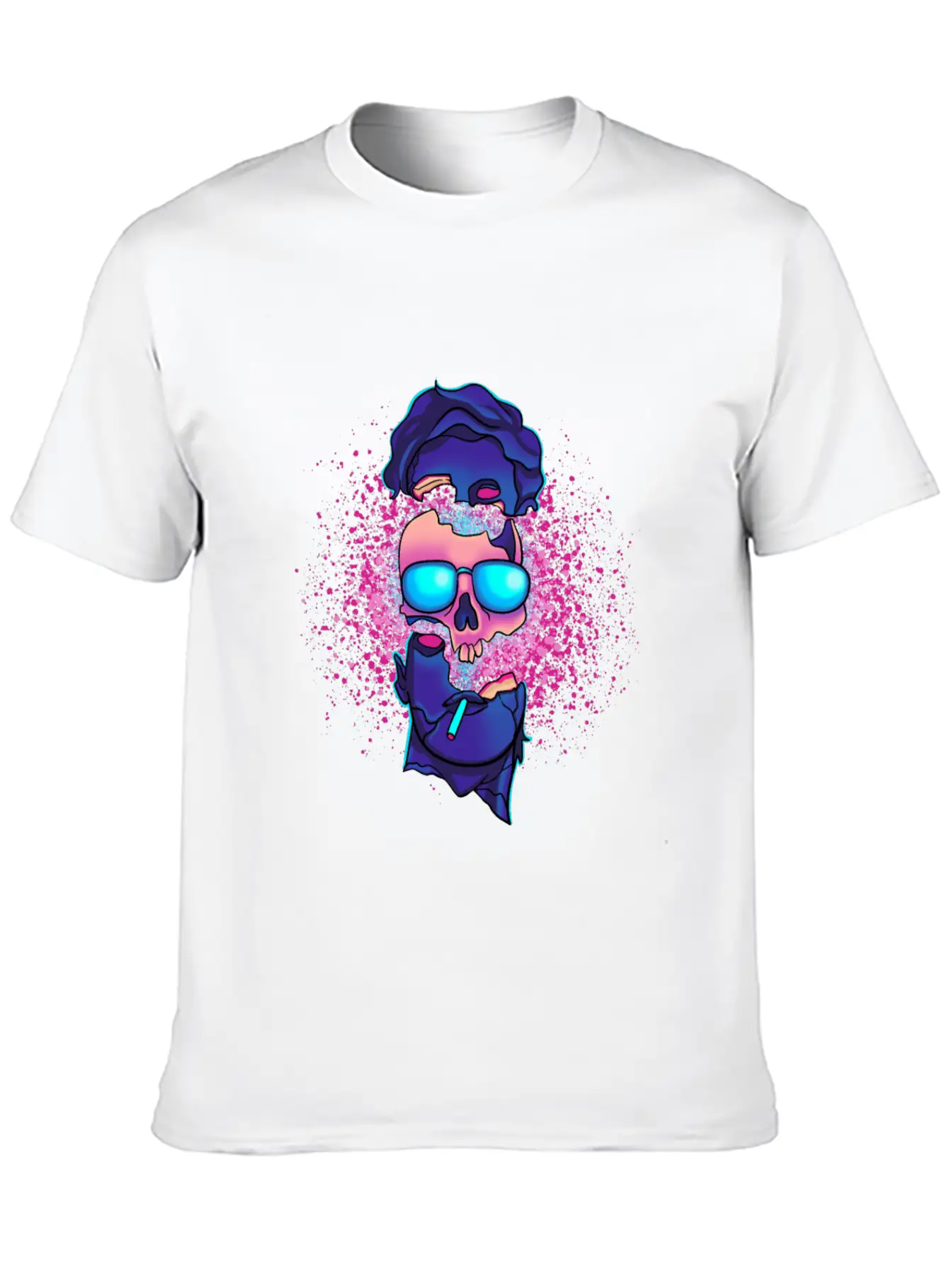Vaporwave Sound Explosion Japanese Aesthetic Stylish Everyday T-Shirt – Unisex Basic Cotton Tee