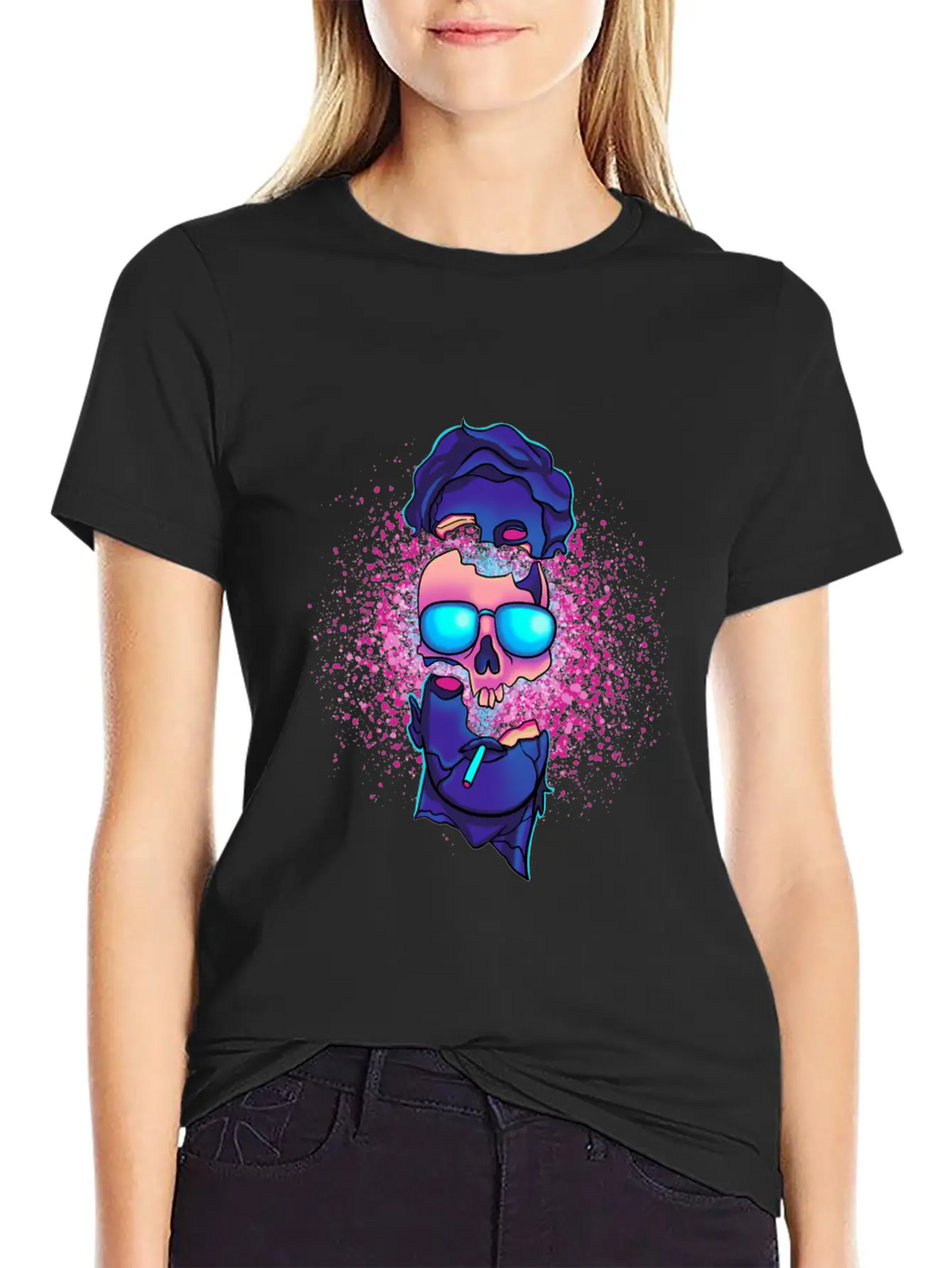 Vaporwave Sound Explosion Japanese Aesthetic Stylish Everyday T-Shirt – Unisex Basic Cotton Tee