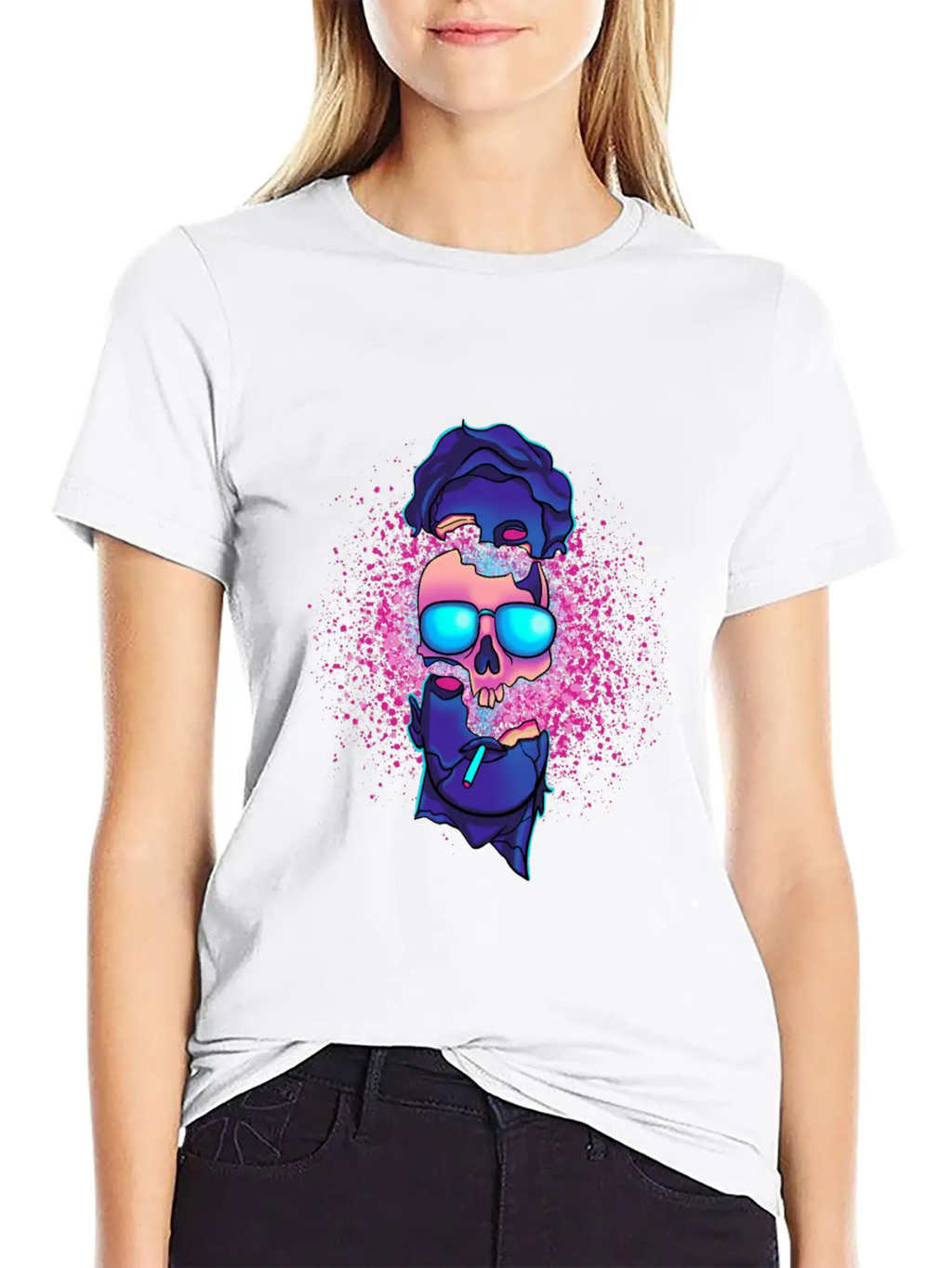 Vaporwave Sound Explosion Japanese Aesthetic Stylish Everyday T-Shirt – Unisex Basic Cotton Tee