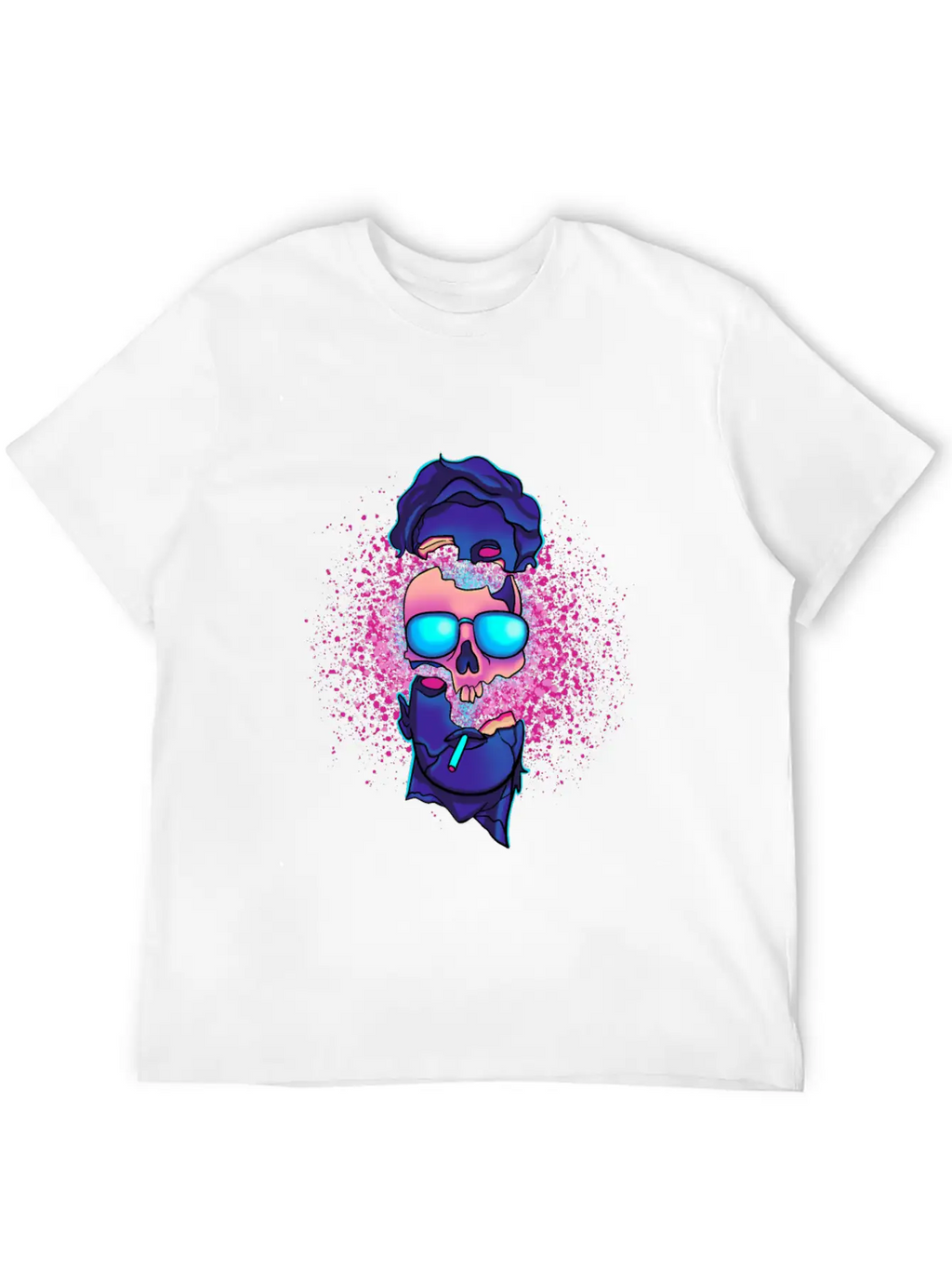 Vaporwave Sound Explosion Japanese Aesthetic Stylish Everyday T-Shirt – Unisex Basic Cotton Tee