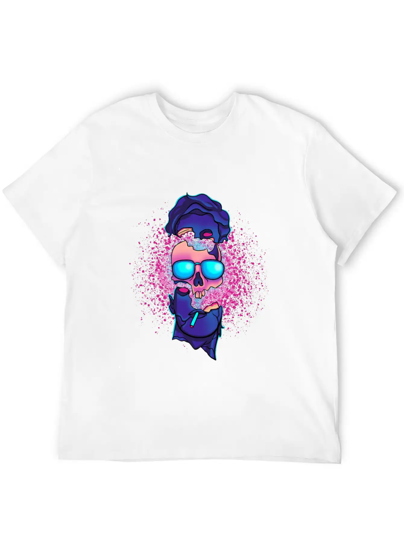 Vaporwave Sound Explosion Japanese Aesthetic Stylish Everyday T-Shirt – Unisex Basic Cotton Tee