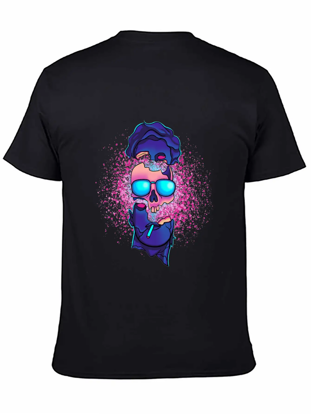 Vaporwave Sound Explosion Japanese Aesthetic Stylish Everyday T-Shirt – Unisex Basic Cotton Tee