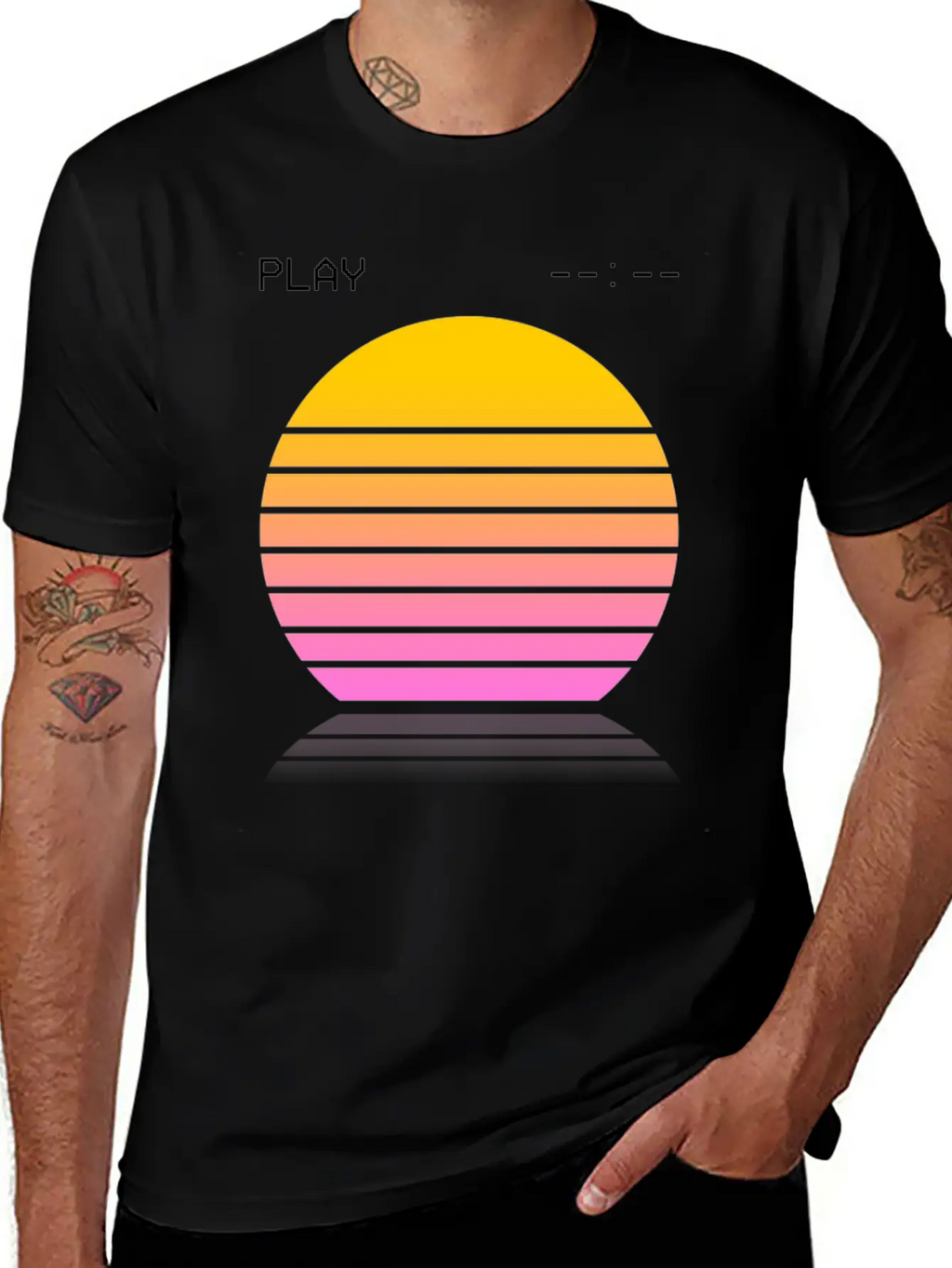 Vaporwave Video Relaxed Everyday Tee – Lightweight And Durable Cotton