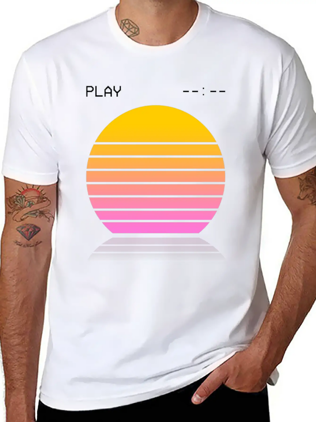 Vaporwave Video Relaxed Everyday Tee – Lightweight And Durable Cotton