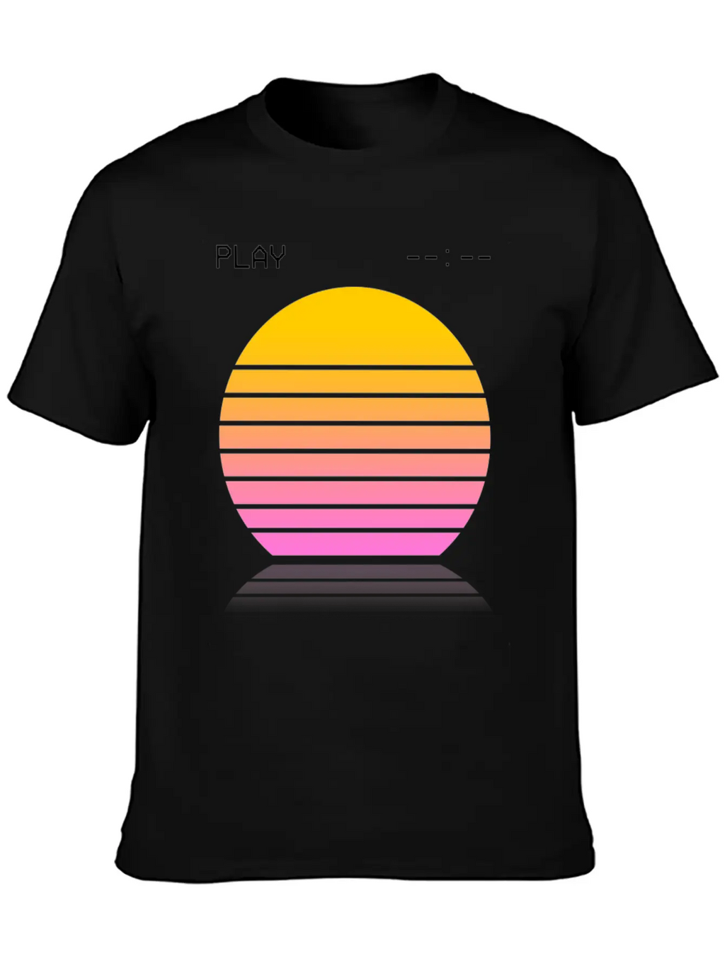 Vaporwave Video Relaxed Everyday Tee – Lightweight And Durable Cotton