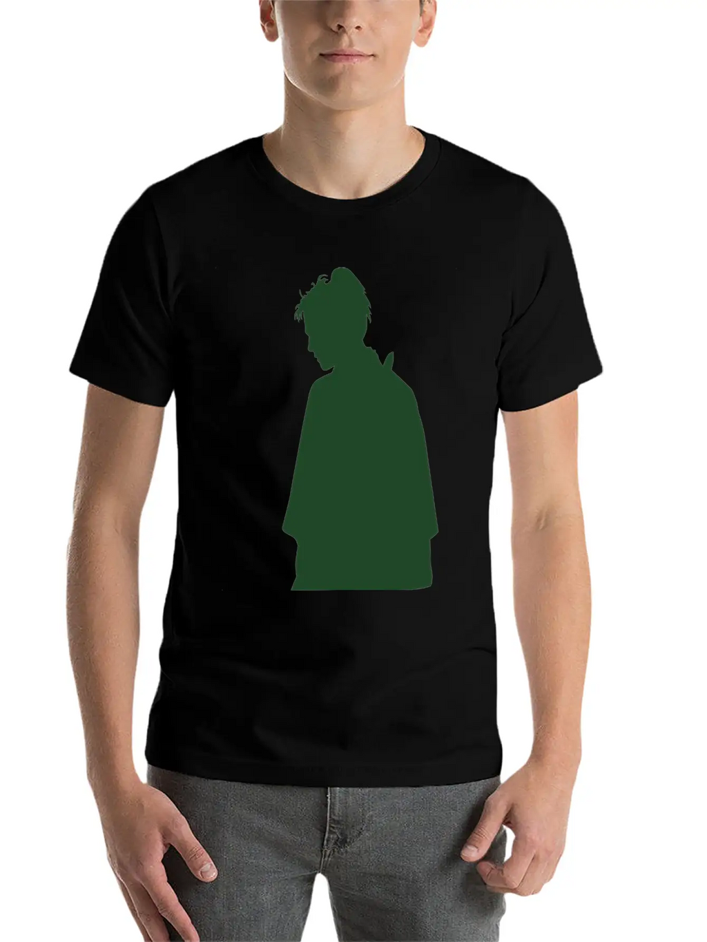 Vector Asian Silhouette Breathable Graphic T-Shirt – Perfect For Casual Days