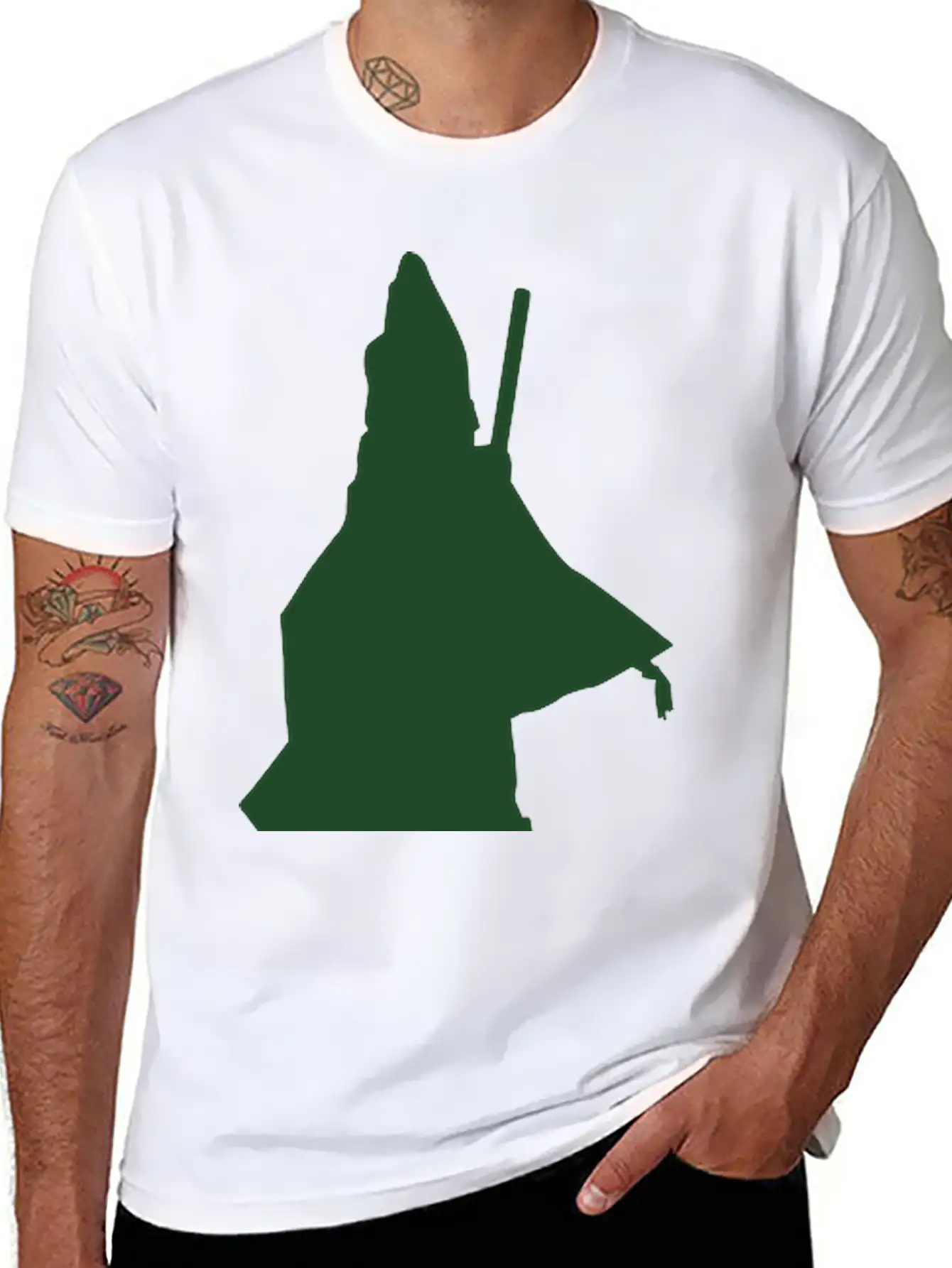 Vector Asian Silhouette Relaxed Everyday Tee – Lightweight And Durable Cotton