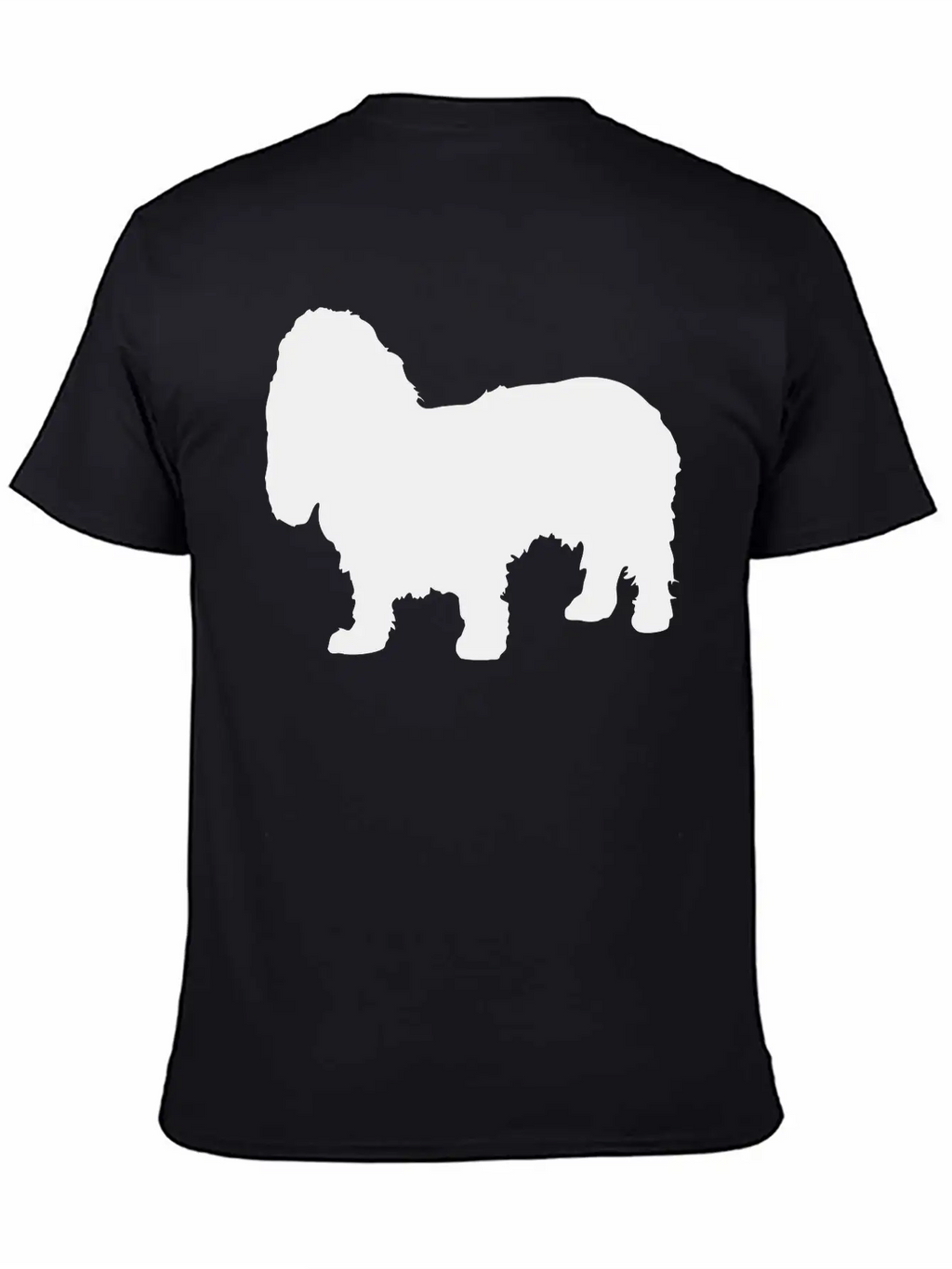 Vector Dog Silhouette Relaxed Everyday Tee – Lightweight And Durable Cotton