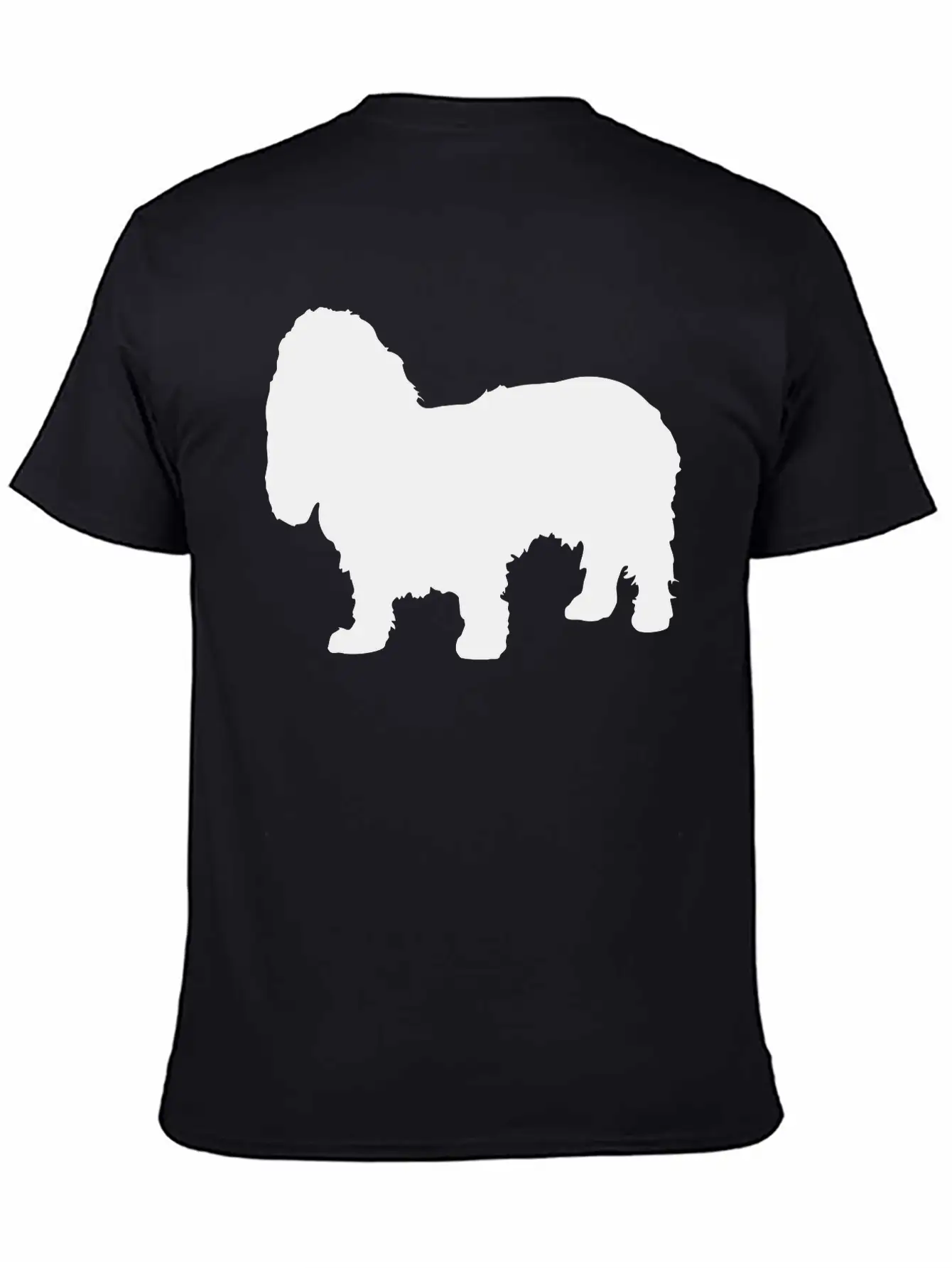 Vector Dog Silhouette Relaxed Everyday Tee – Lightweight And Durable Cotton