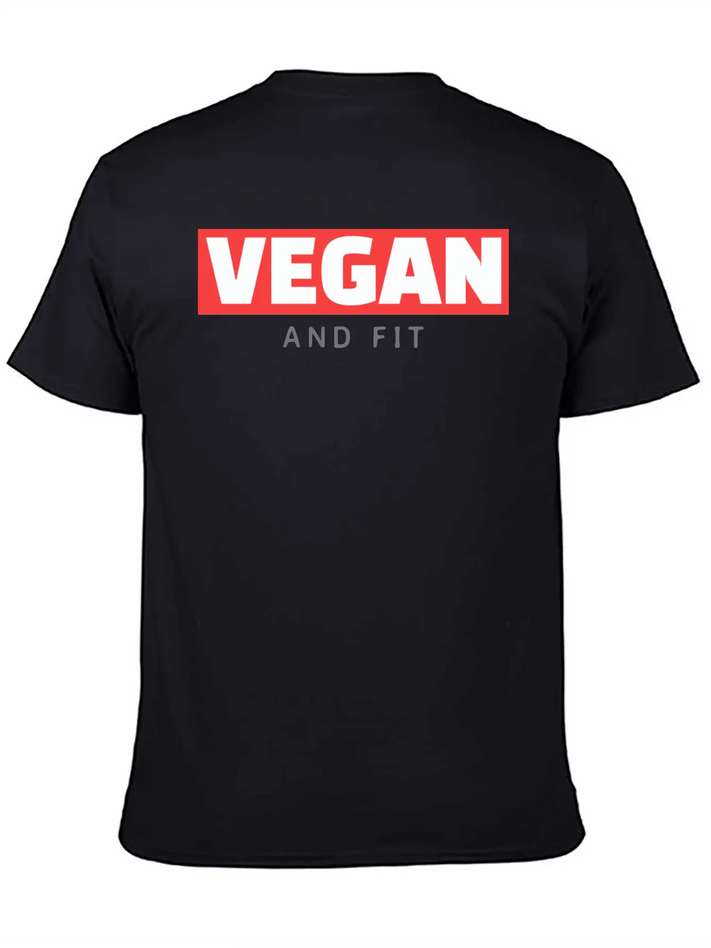 Vegan And Fit Modern Fit Casual T-Shirt – Clean And Versatile Design