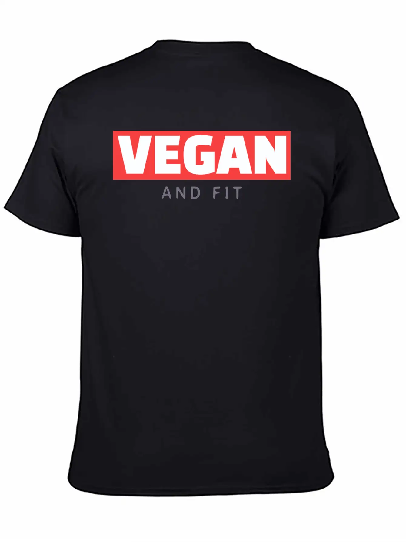 Vegan And Fit Modern Fit Casual T-Shirt – Clean And Versatile Design