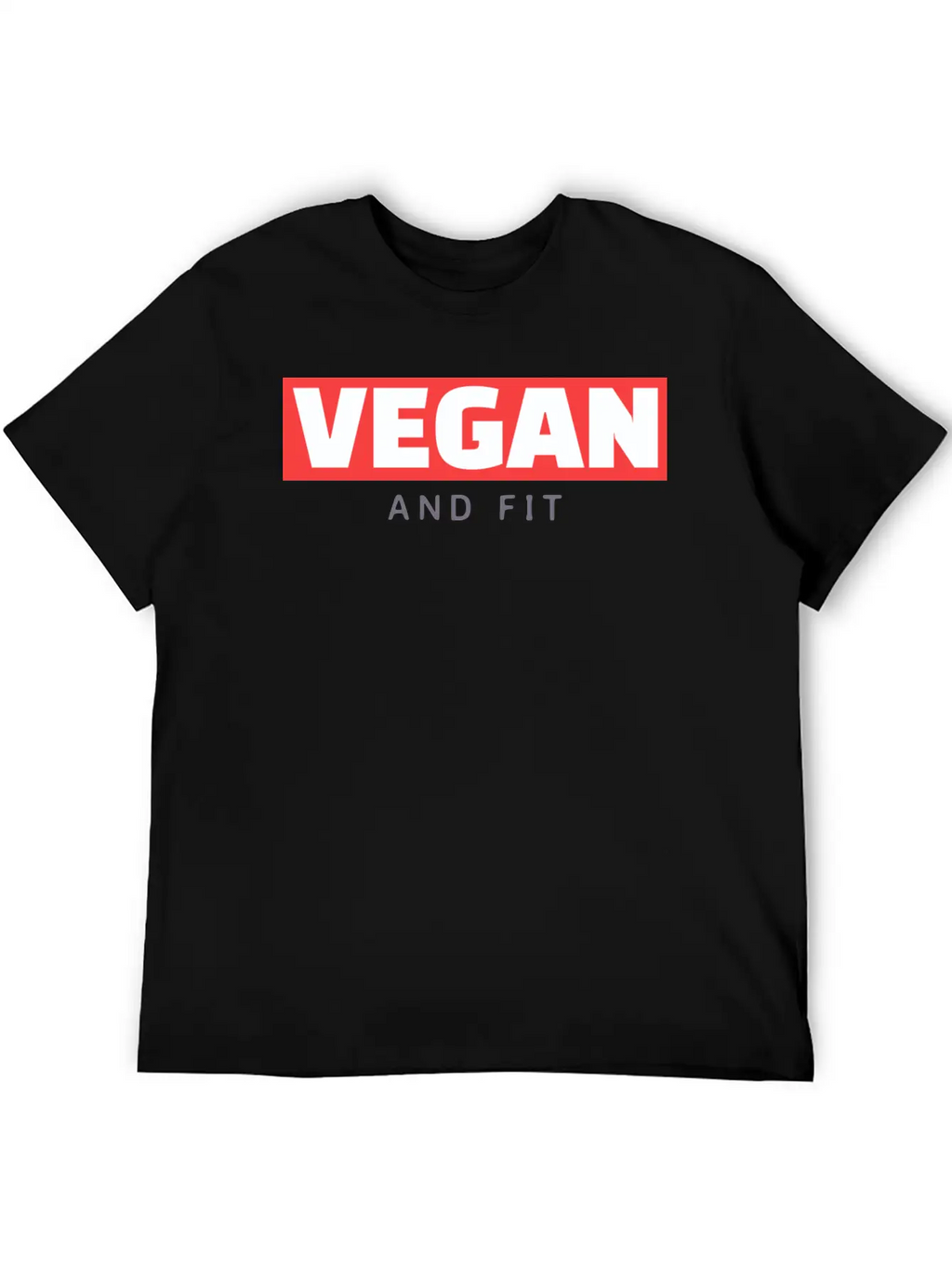 Vegan And Fit Modern Fit Casual T-Shirt – Clean And Versatile Design