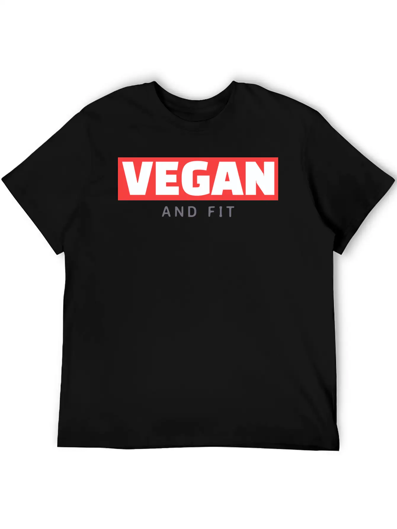 Vegan And Fit Modern Fit Casual T-Shirt – Clean And Versatile Design
