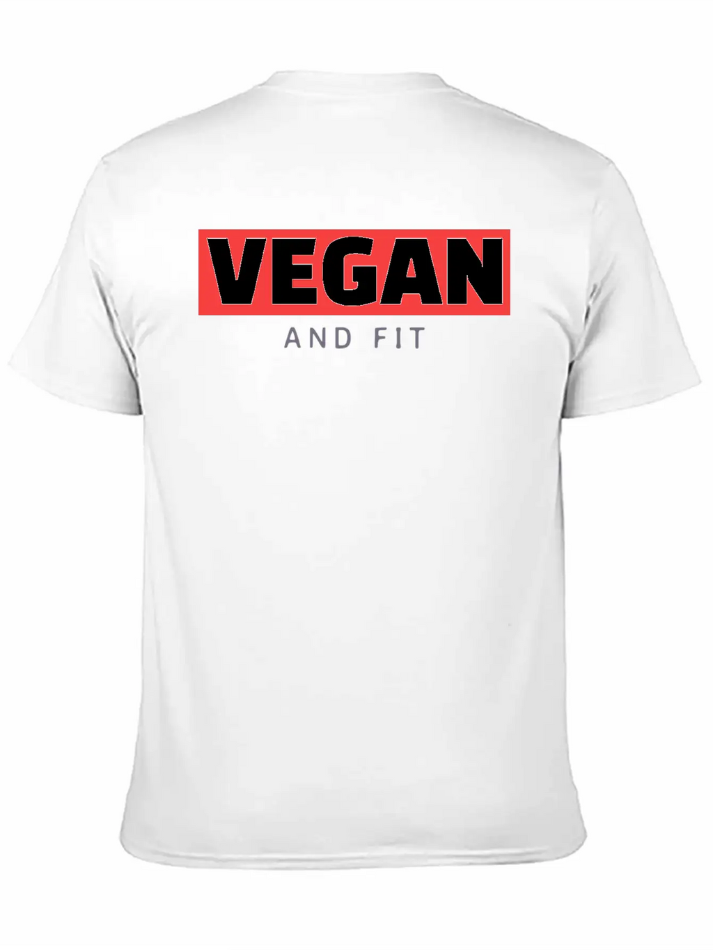 Vegan And Fit Modern Fit Casual T-Shirt – Clean And Versatile Design