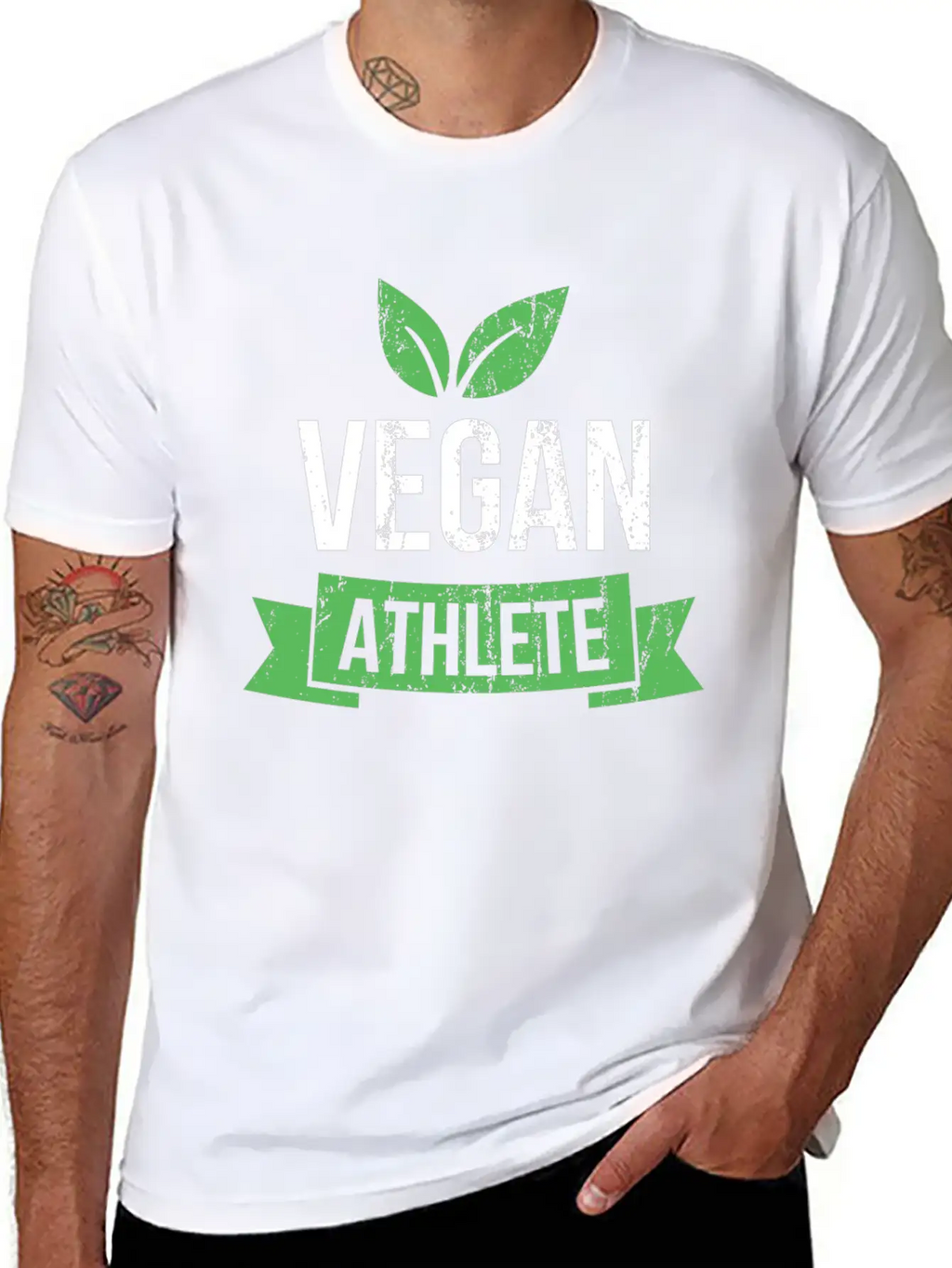 Vegan Athlete Veggie Fitness Gym Gift Classic Cotton Tee – Unisex Comfort For Any Season