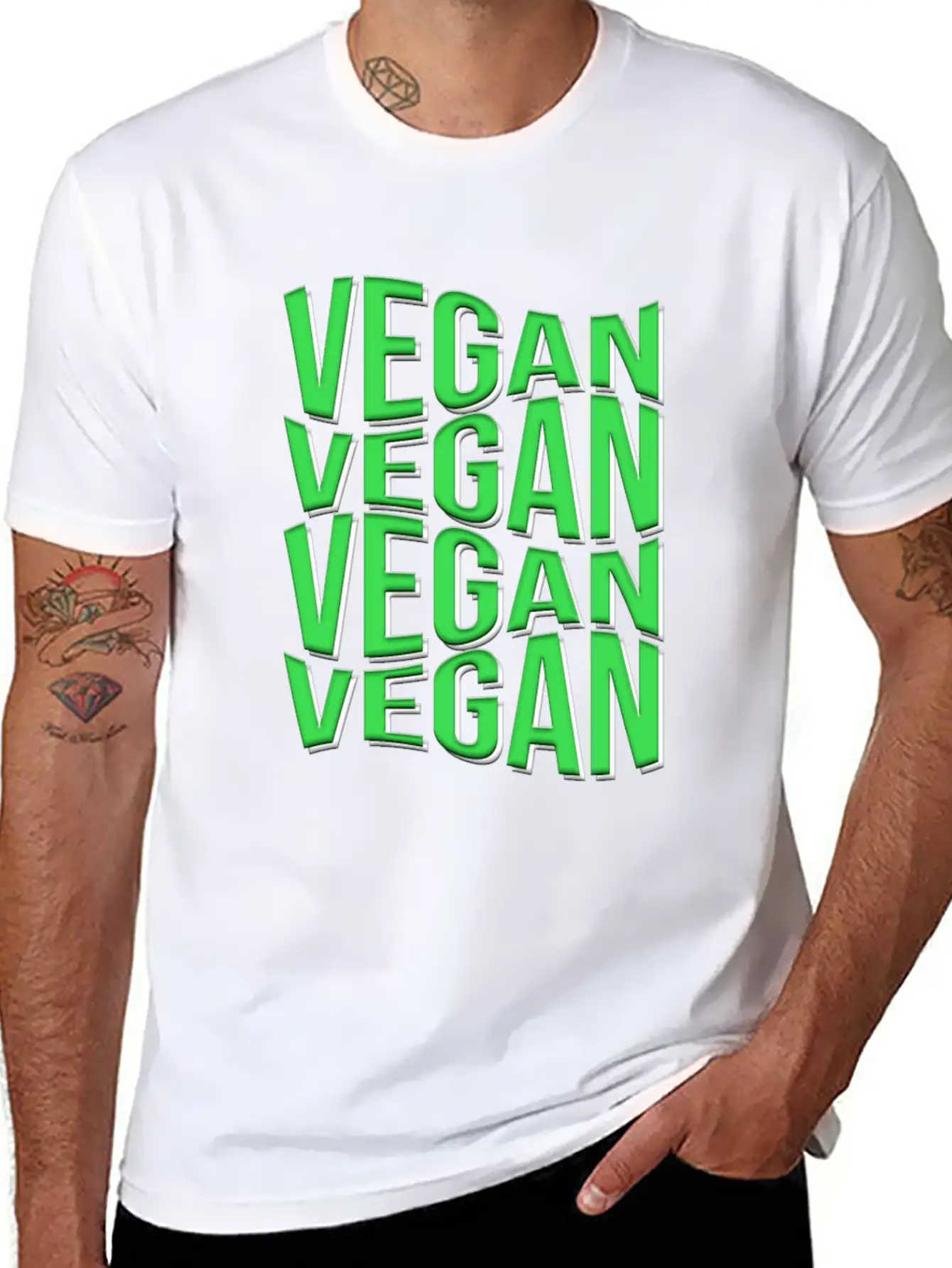 Vegan Breathable Soft Cotton T-Shirt – Timeless Casual Look