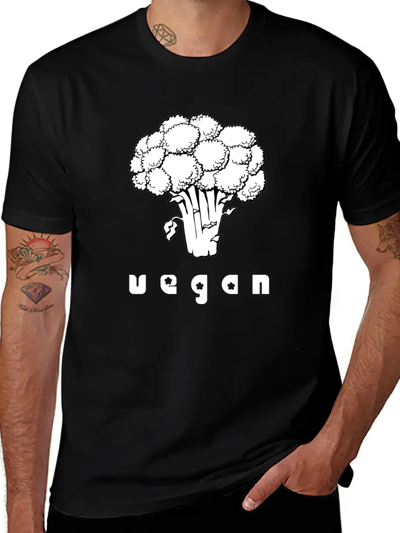 Vegan Broccoli Organic Vegetables Diet Eat Healthy Timeless Short Sleeve Tee – Comfy And Minimalist Design