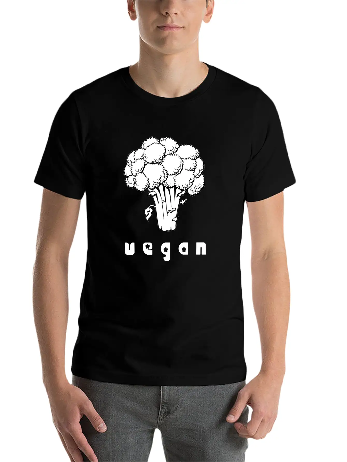 Vegan Broccoli Organic Vegetables Diet Eat Healthy Timeless Short Sleeve Tee – Comfy And Minimalist Design
