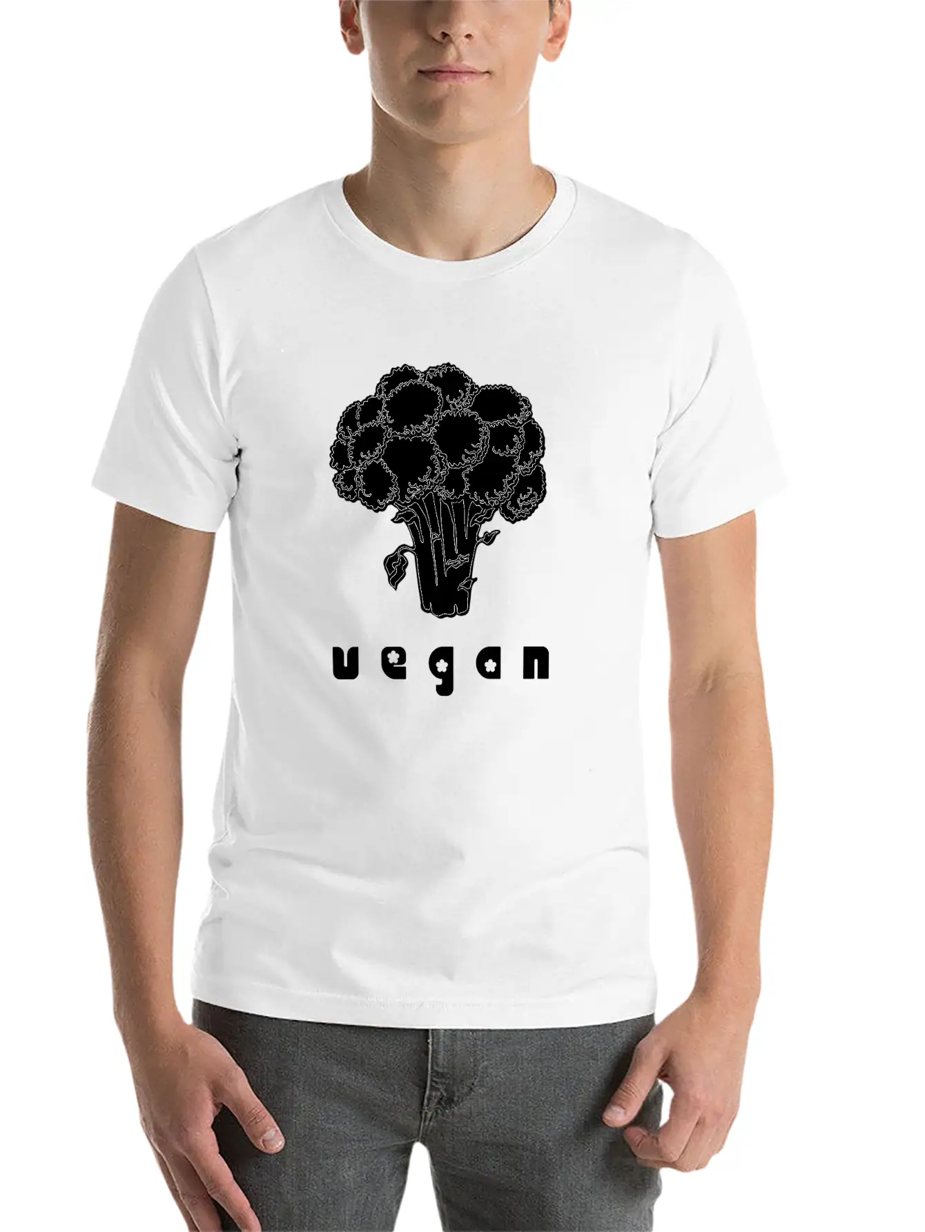 Vegan Broccoli Organic Vegetables Diet Eat Healthy Timeless Short Sleeve Tee – Comfy And Minimalist Design