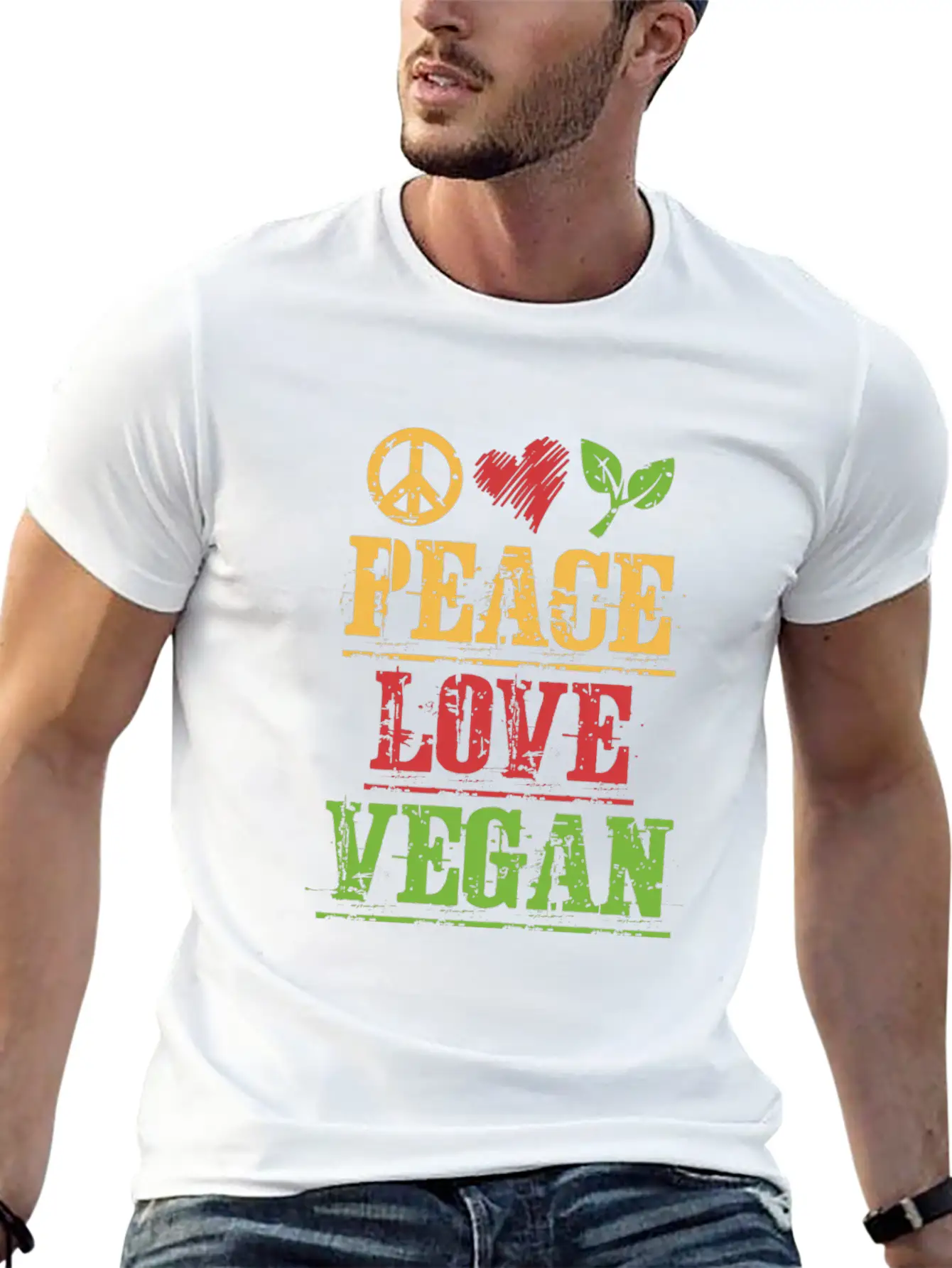 Vegan Classic Cotton Tee – Unisex Comfort For Any Season