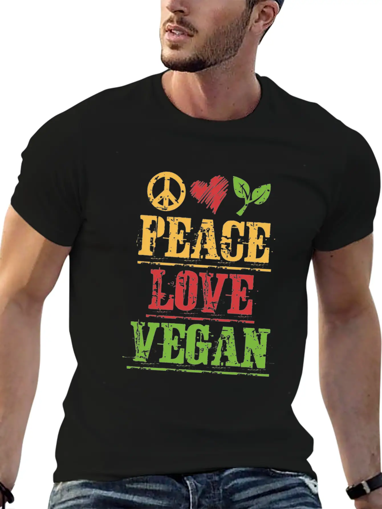 Vegan Classic Cotton Tee – Unisex Comfort For Any Season