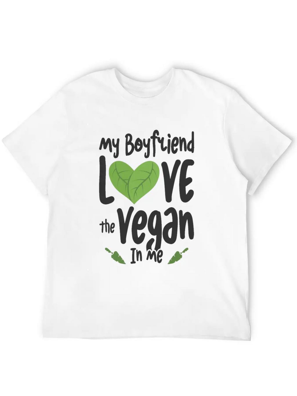 Vegan Girlfriend Healthy Lifestyle Vegetarian Unisex Casual T-Shirt – Clean Design For Daily Comfort