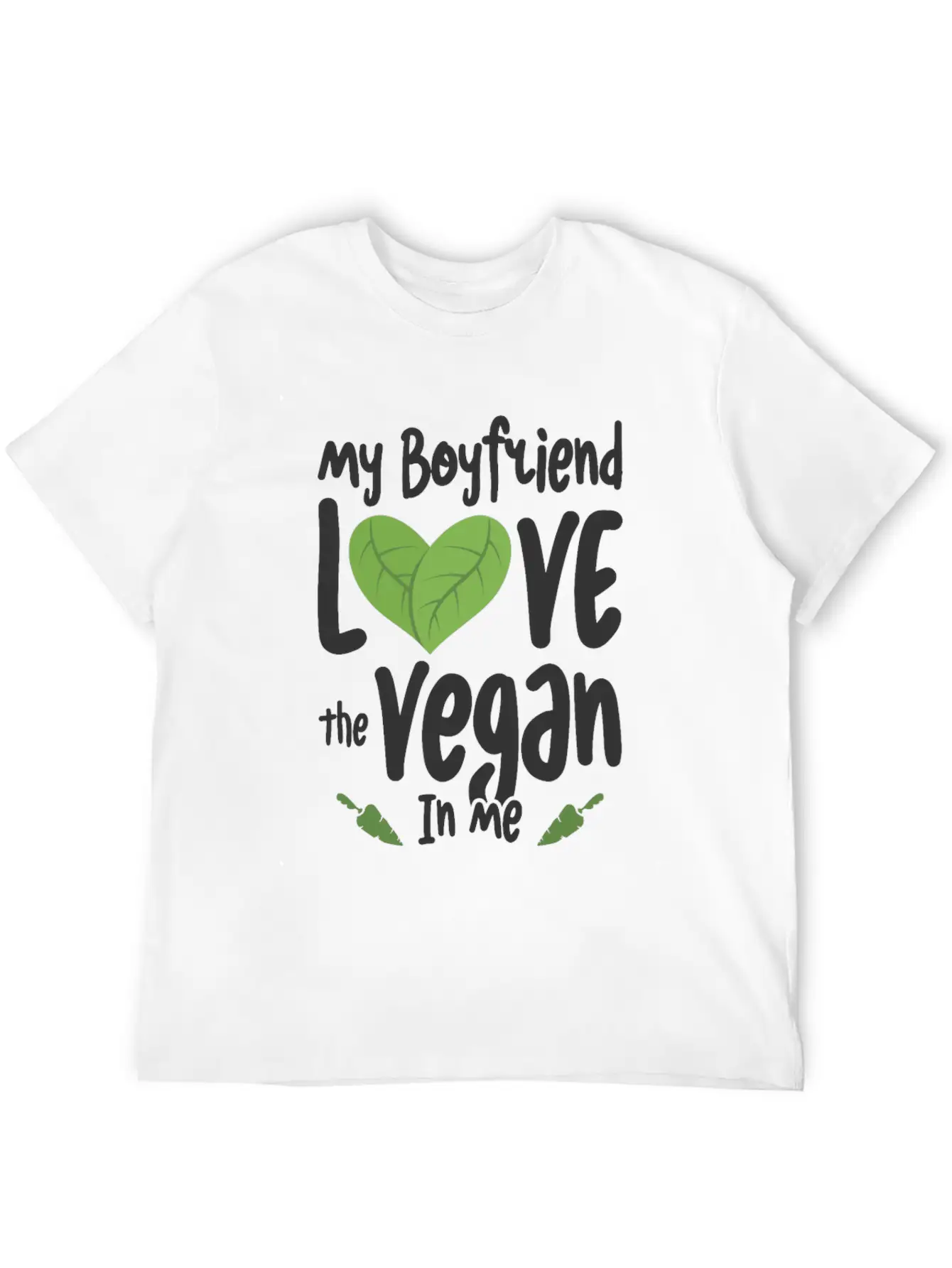 Vegan Girlfriend Healthy Lifestyle Vegetarian Unisex Casual T-Shirt – Clean Design For Daily Comfort