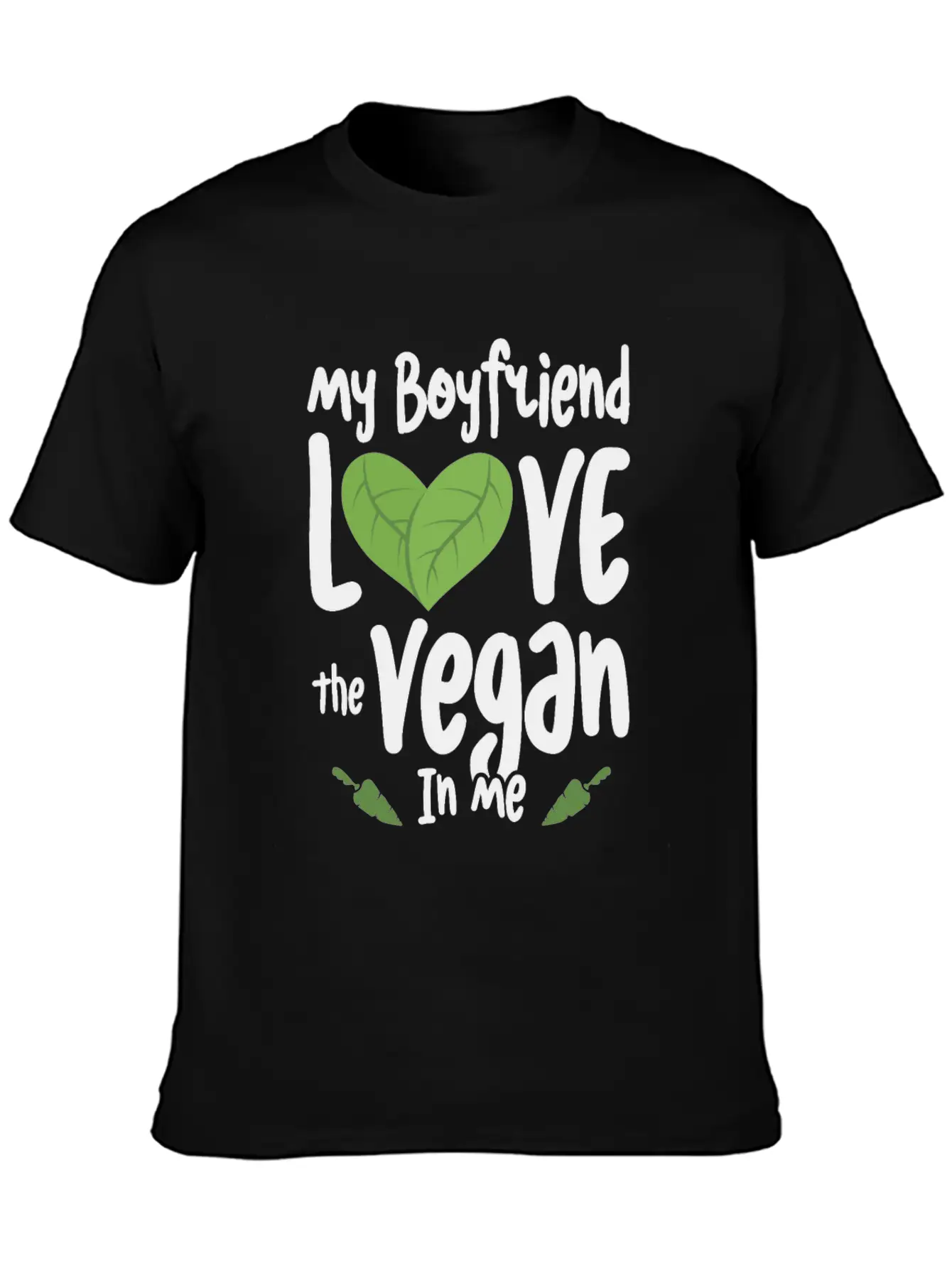 Vegan Girlfriend Healthy Lifestyle Vegetarian Unisex Casual T-Shirt – Clean Design For Daily Comfort