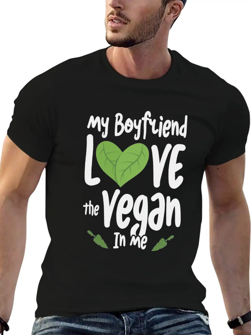 Vegan Girlfriend Healthy Lifestyle Vegetarian Unisex Casual T-Shirt – Clean Design For Daily Comfort