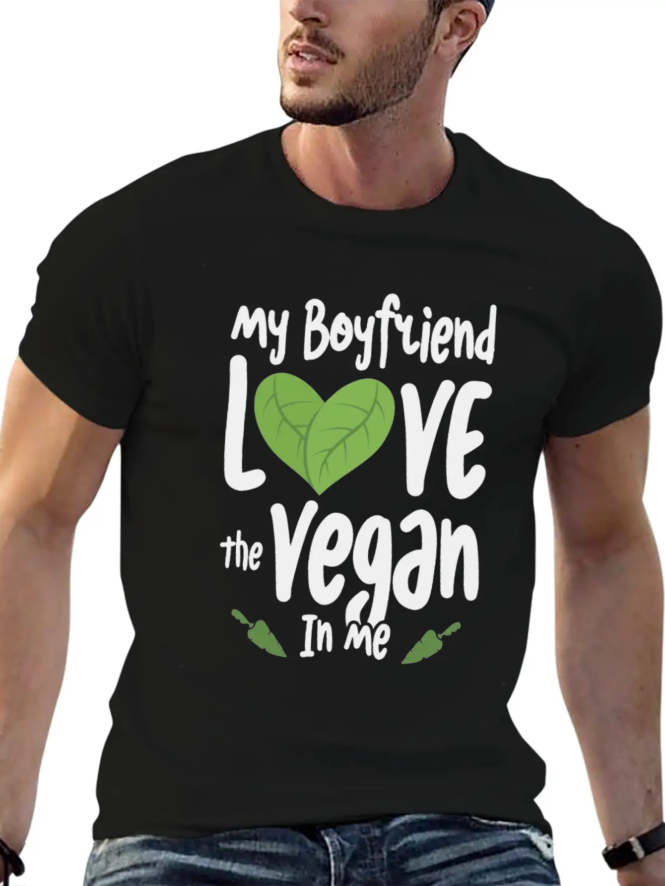 Vegan Girlfriend Healthy Lifestyle Vegetarian Unisex Casual T-Shirt – Clean Design For Daily Comfort